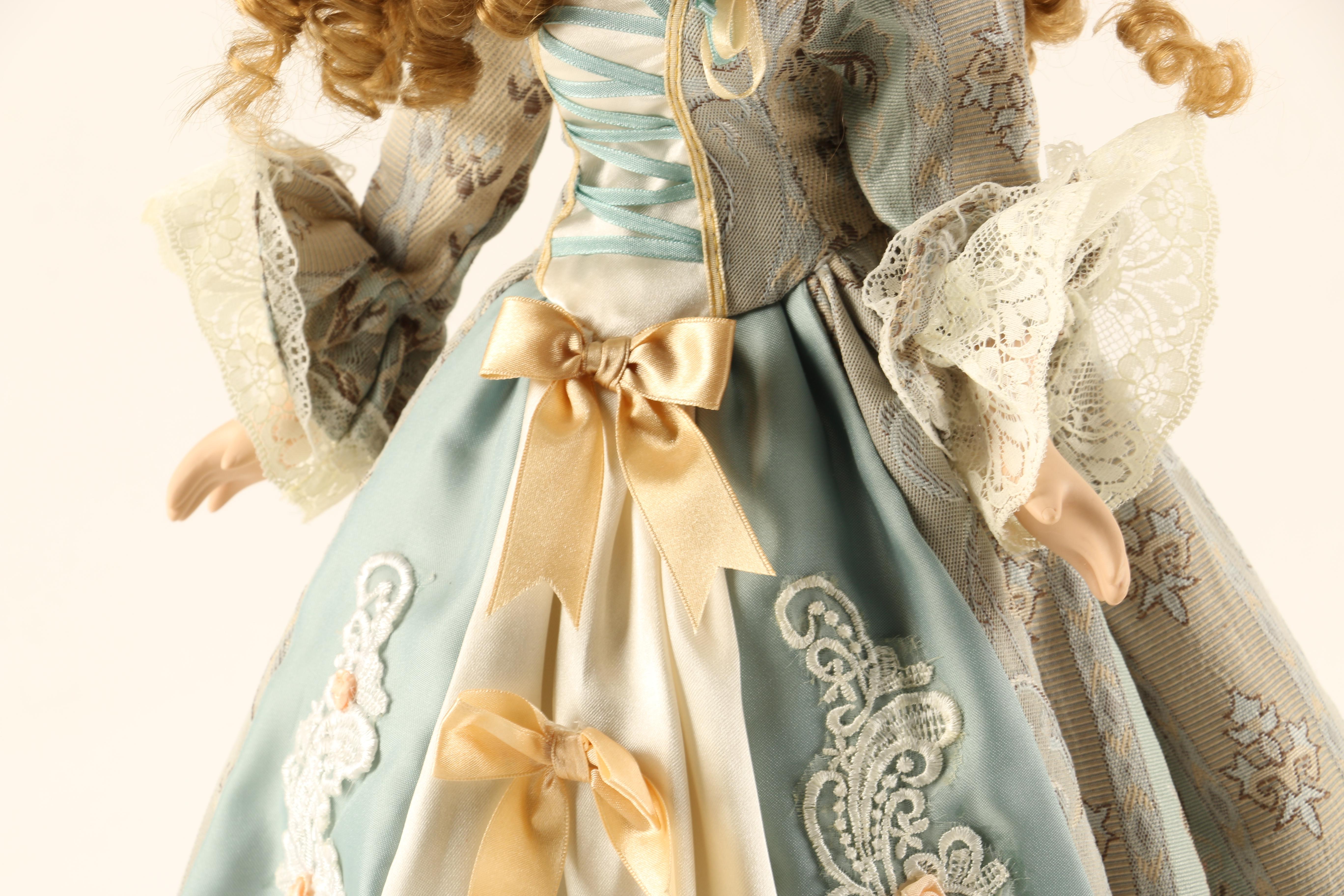 Trio of Victorian Style Porcelain Collector Dolls