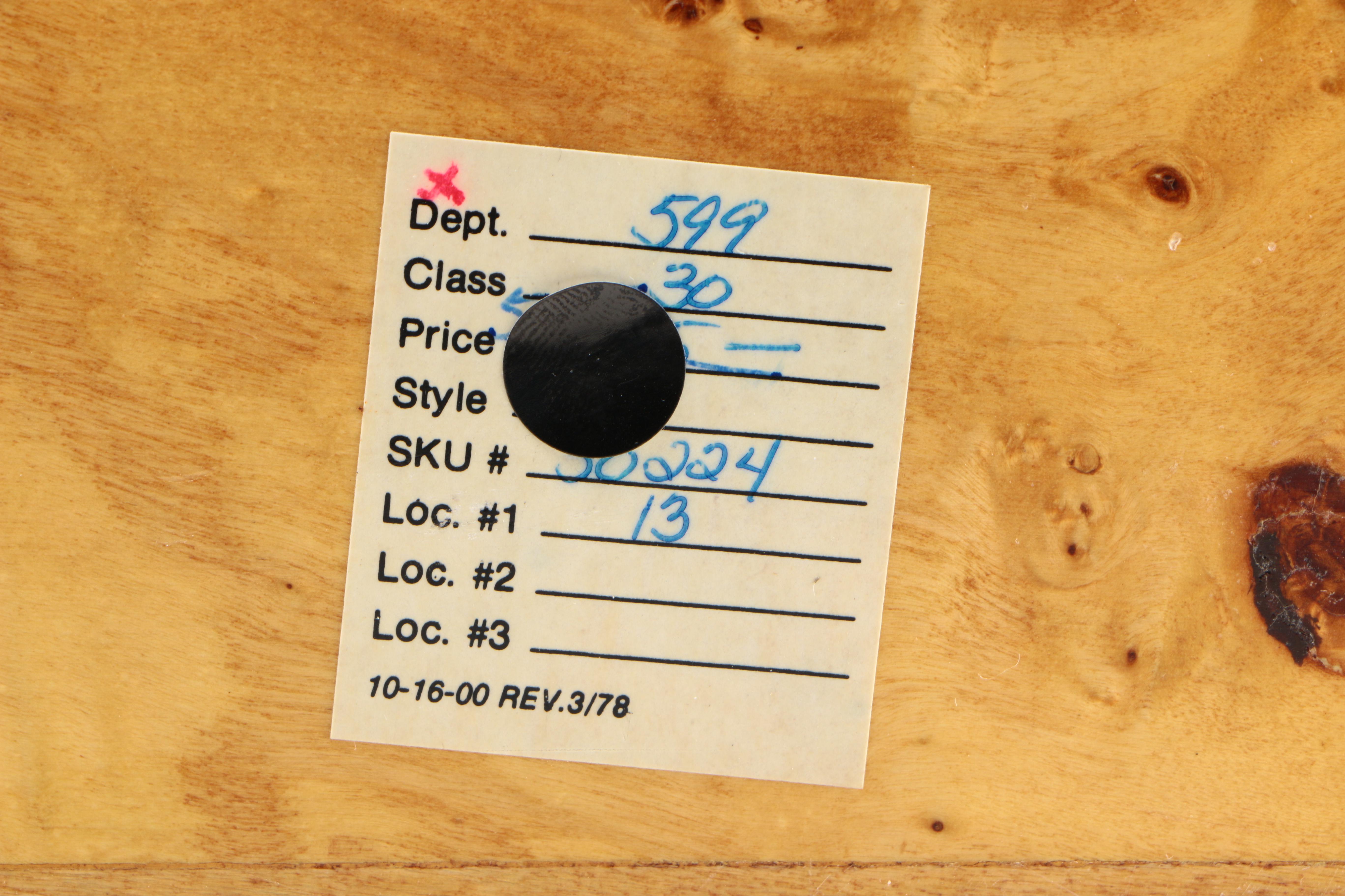 Italian Burled Wooden Boxes