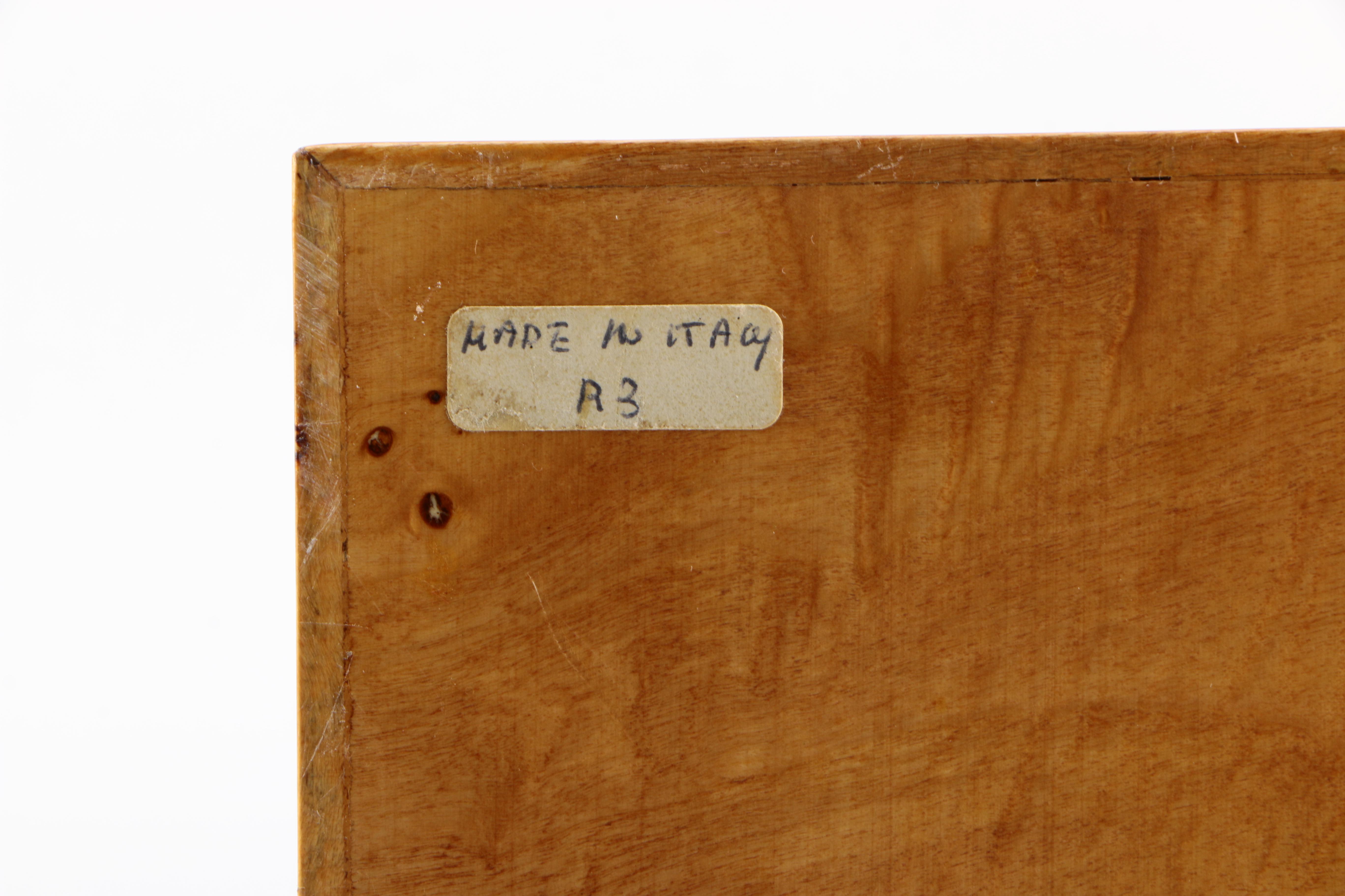 Italian Burled Wooden Boxes