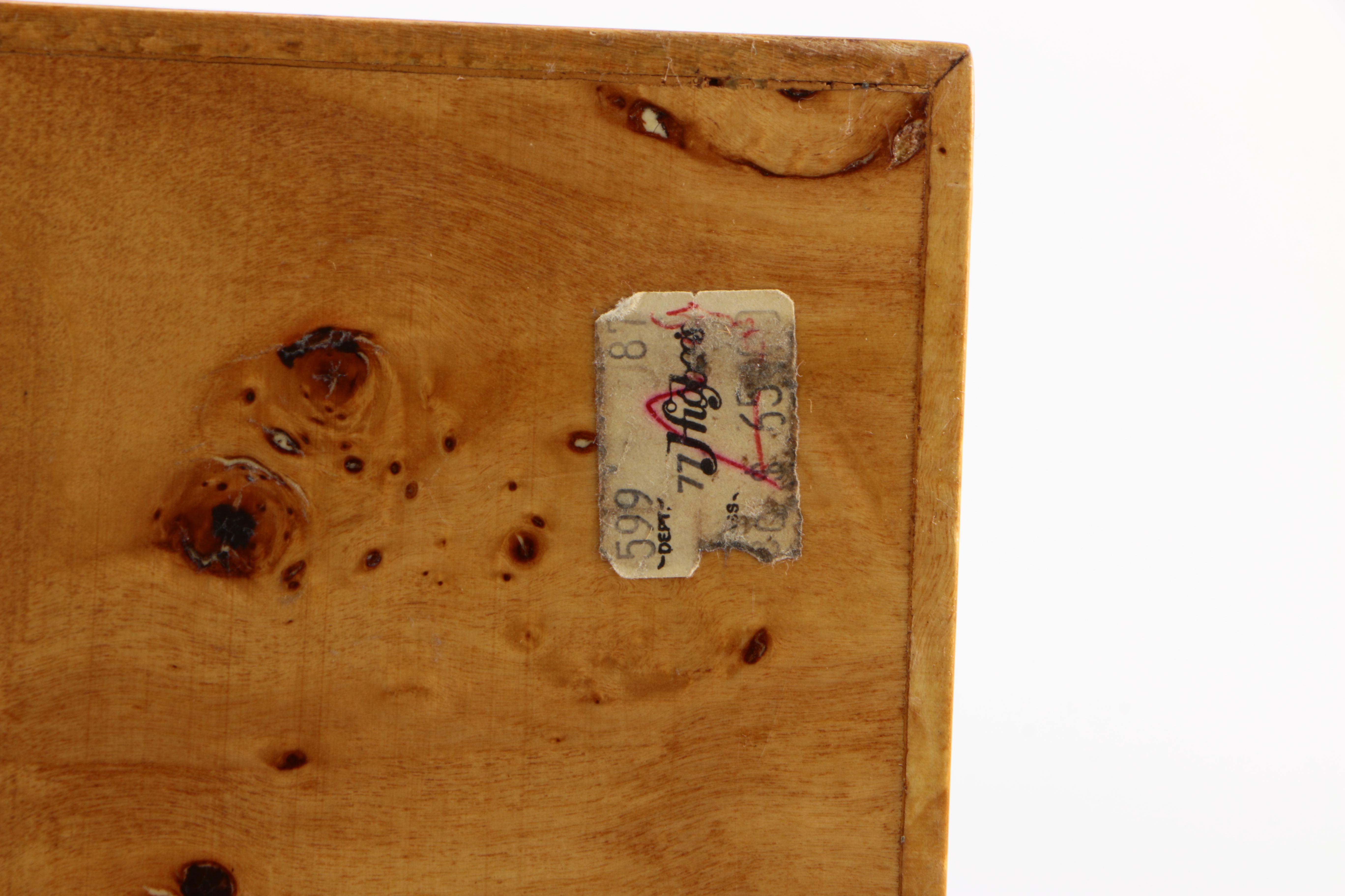 Italian Burled Wooden Boxes