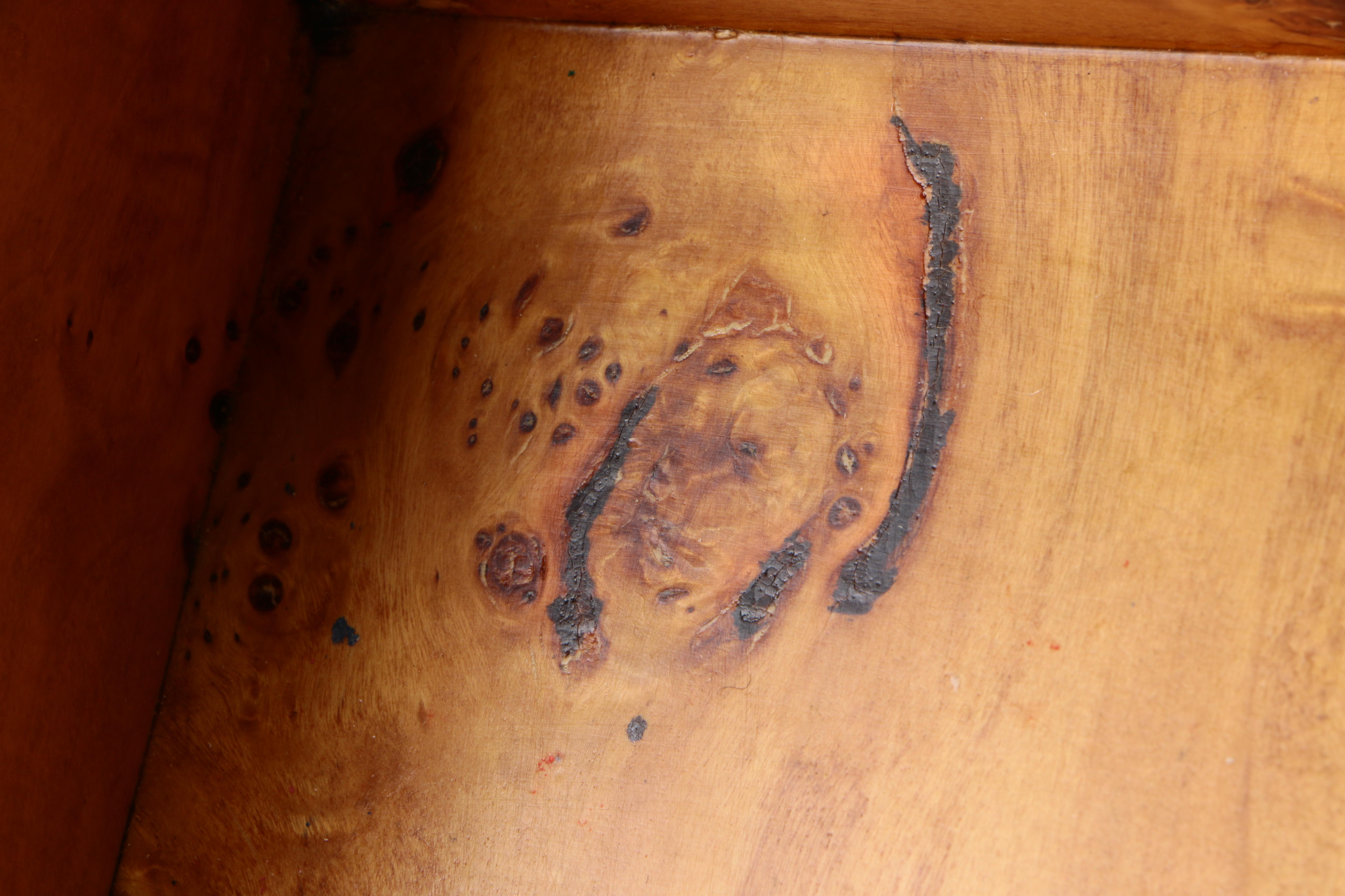 Italian Burled Wooden Boxes