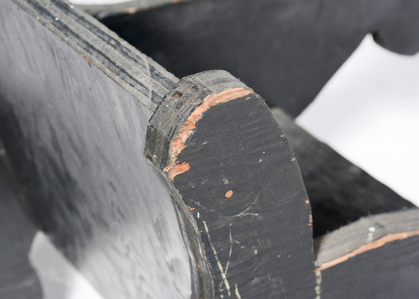 Vintage Wooden Scottie Dog-Themed Children's Chair