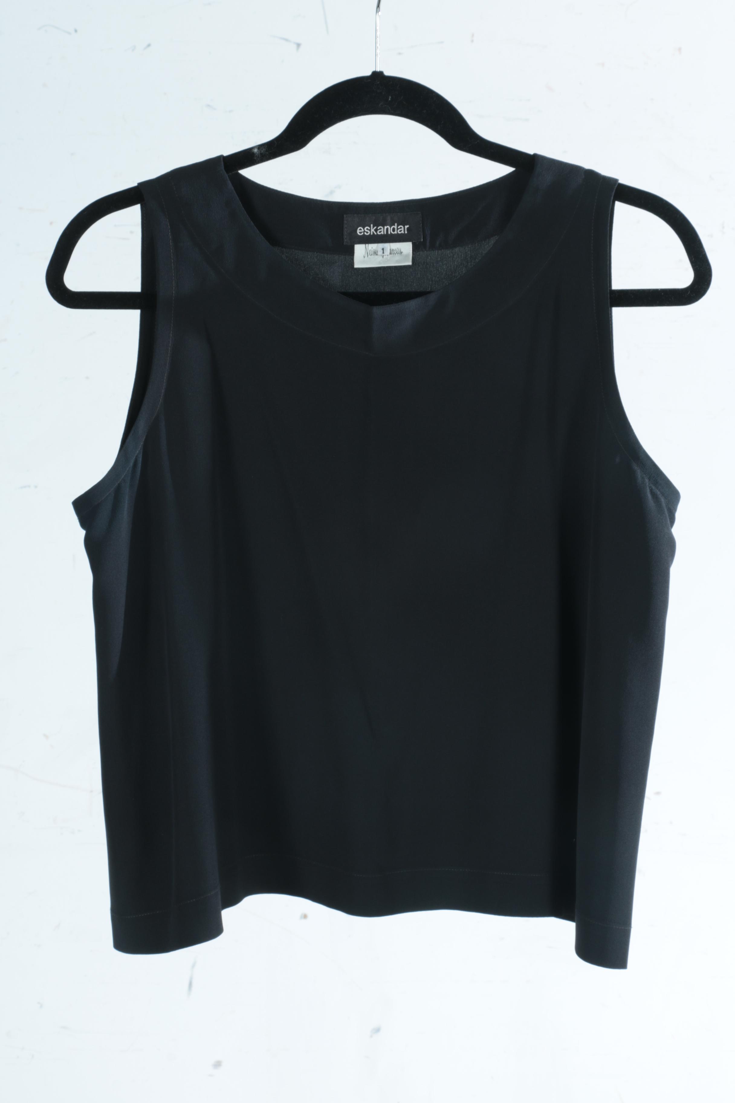 eskandar at Neiman Marcus Women's Black Suit Blouse and Pants