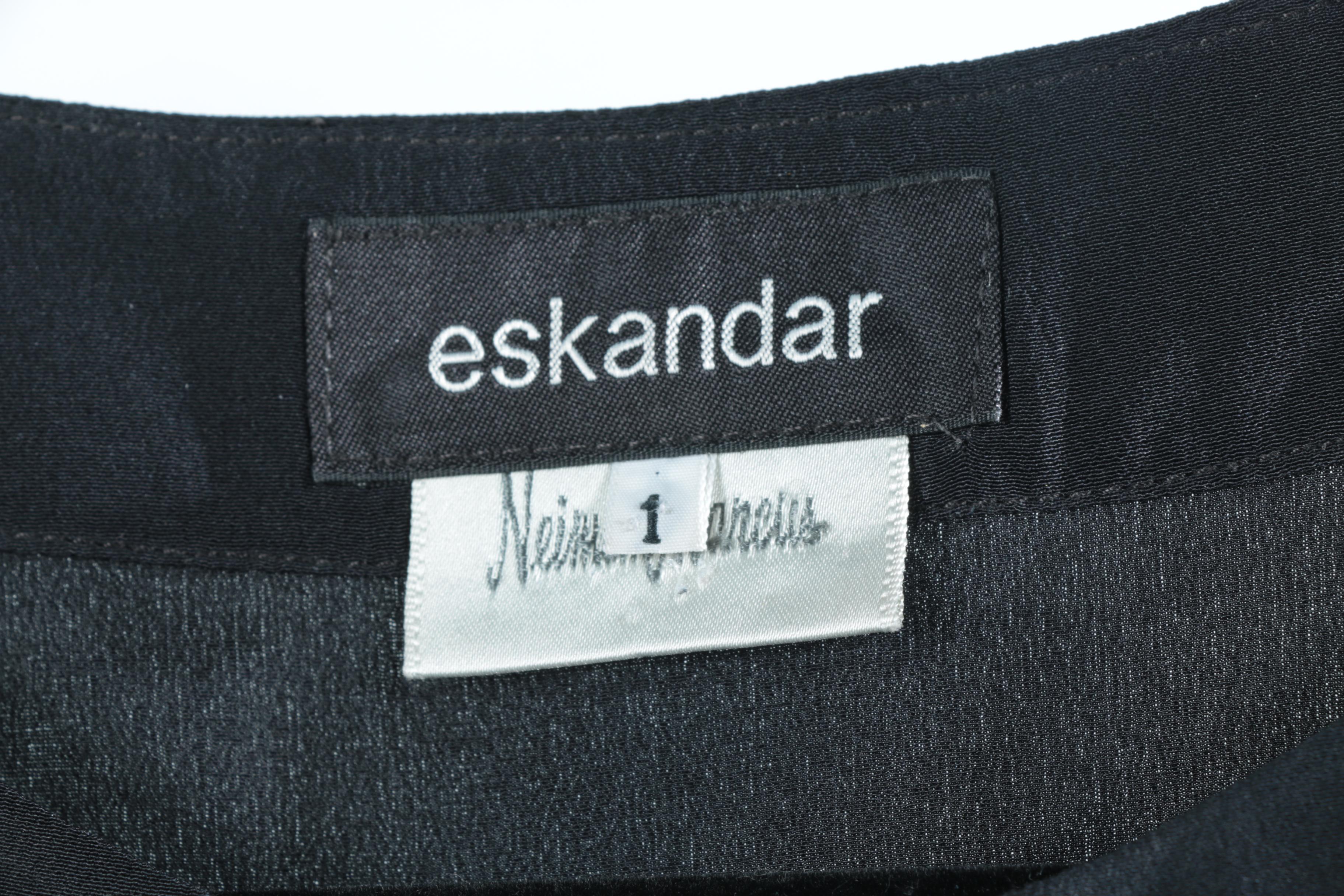 eskandar at Neiman Marcus Women's Black Suit Blouse and Pants