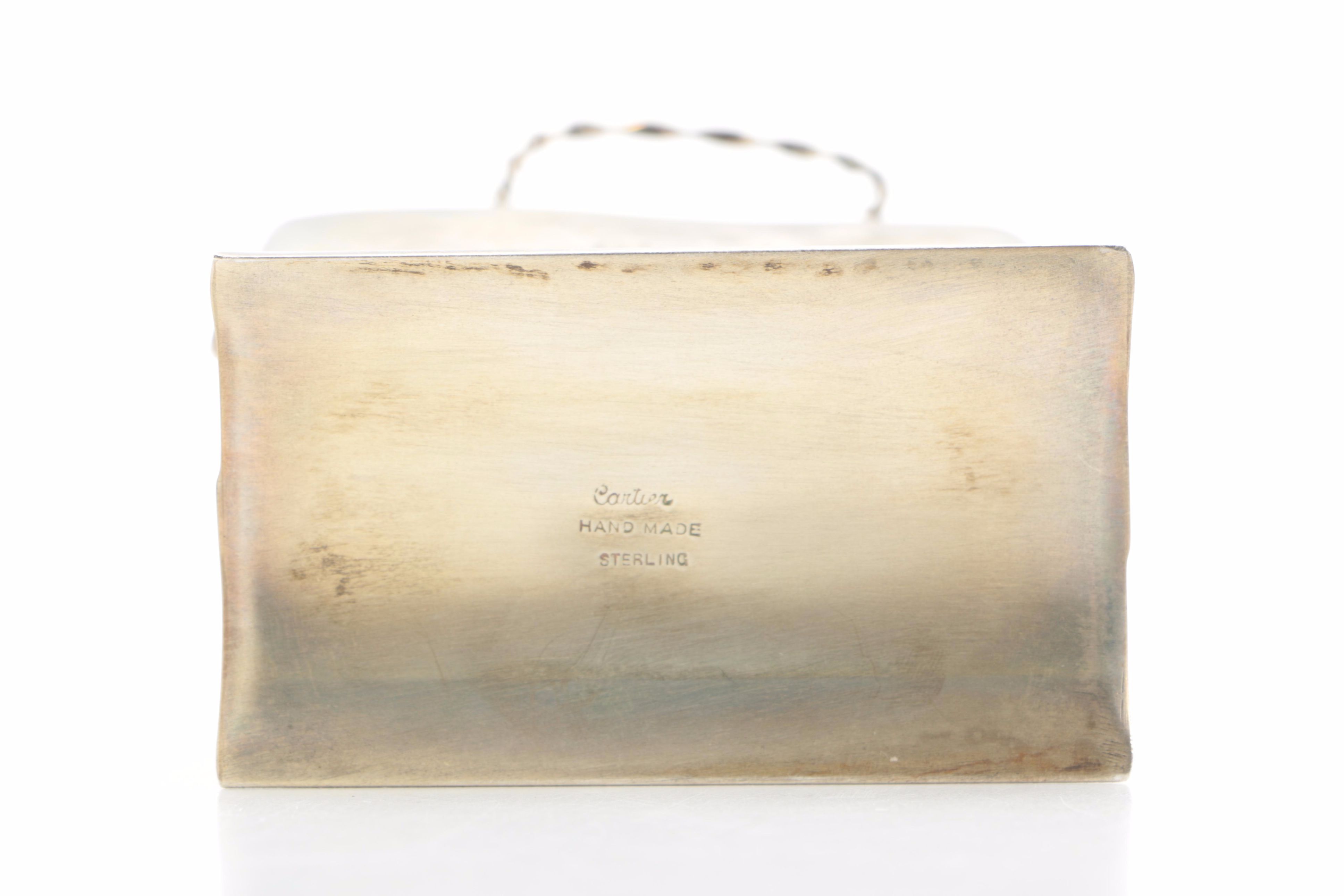 Cartier Sterling Silver "Gift Bag" Miniature