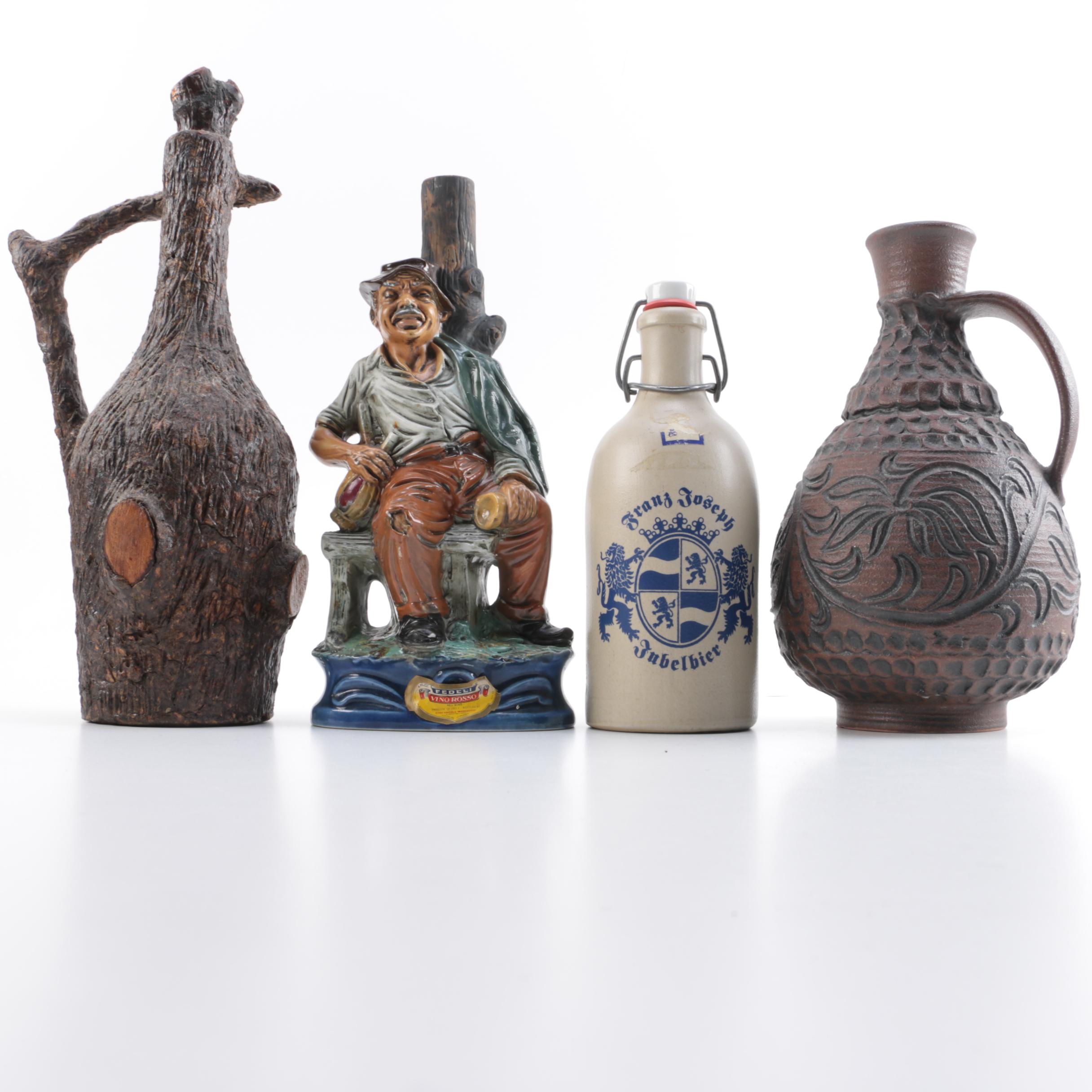 Assortment of Vintage Decanters