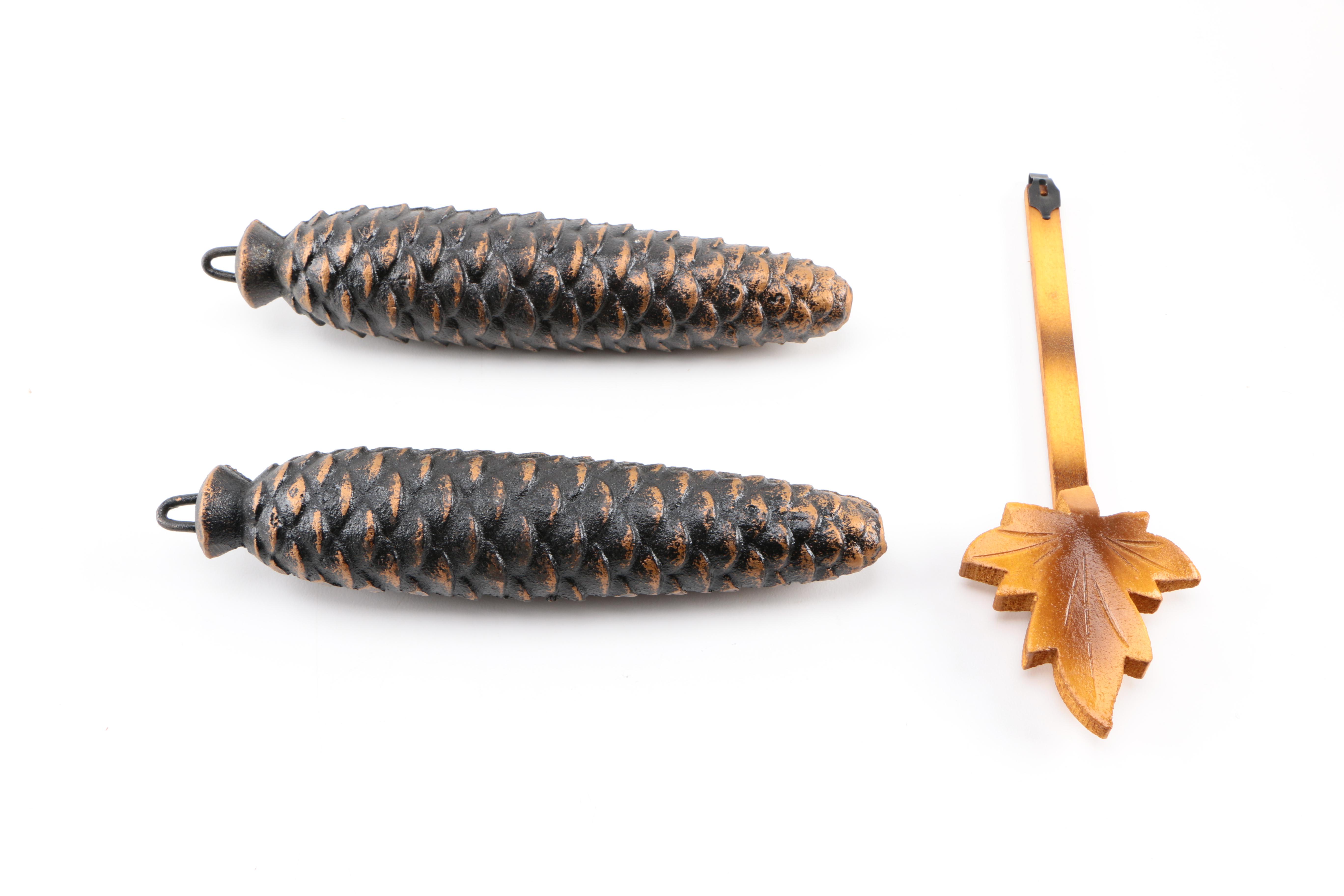 Carved Wooden 8-Day Cuckoo Clock