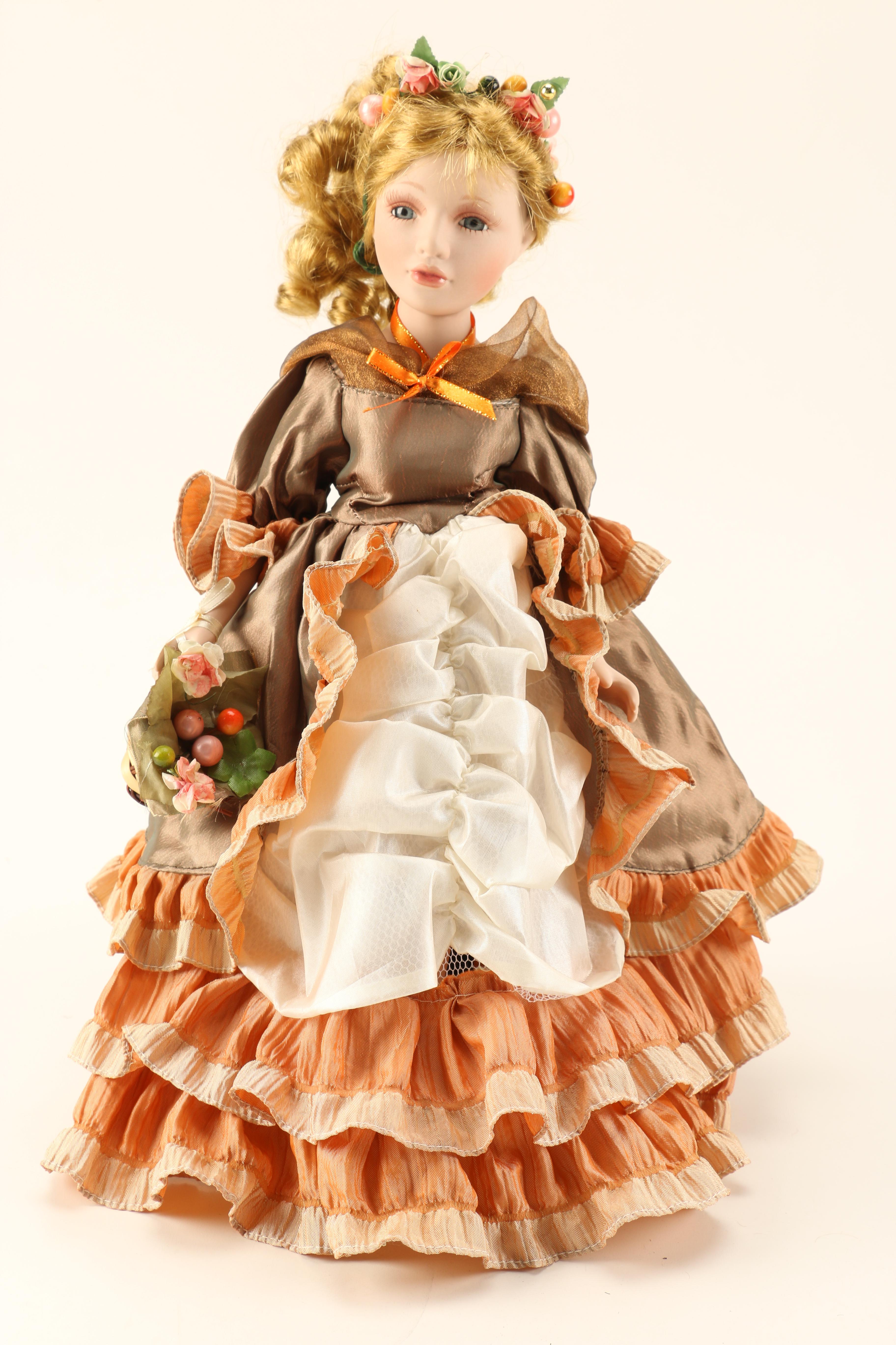 Assortment of Porcelain Dolls