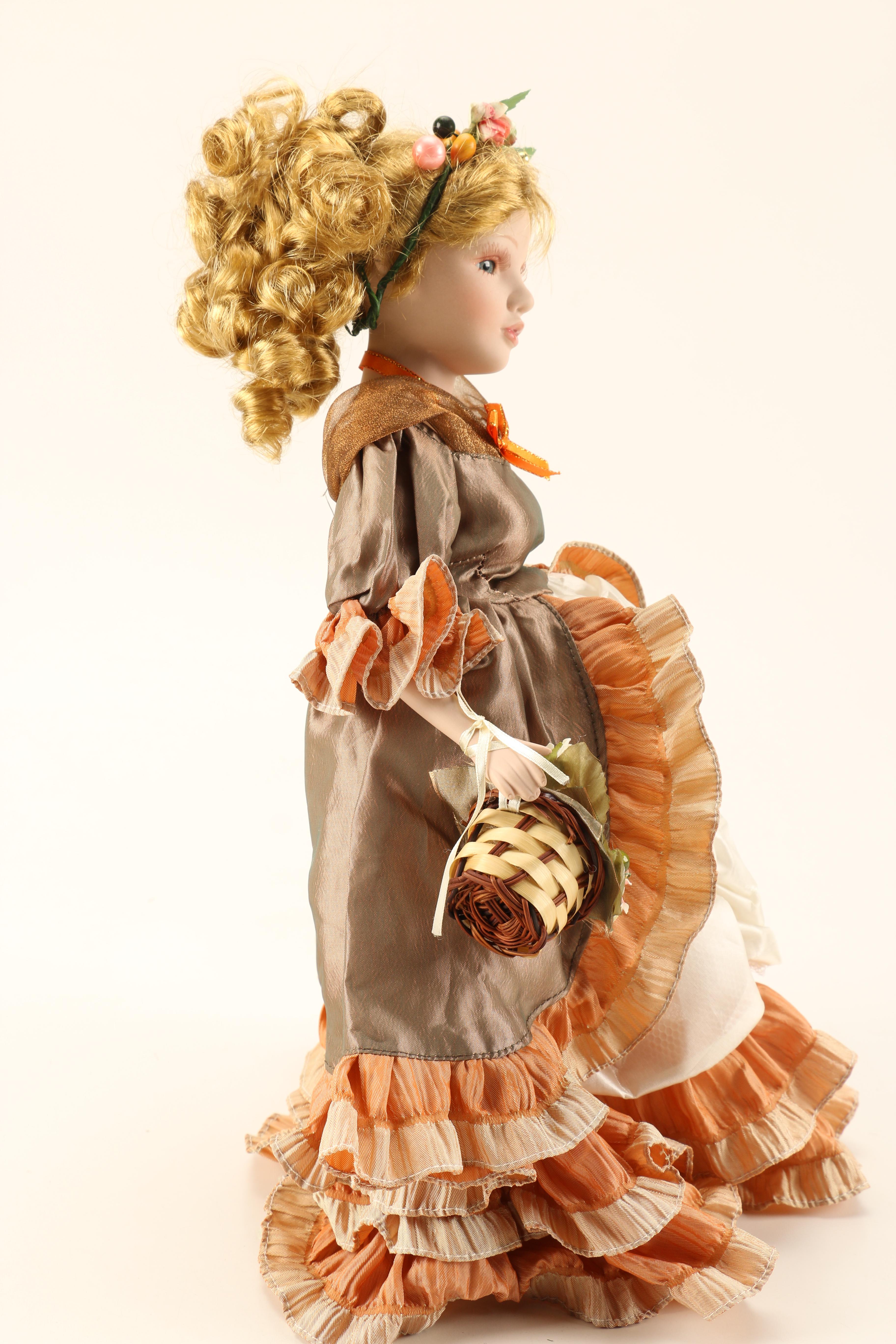 Assortment of Porcelain Dolls