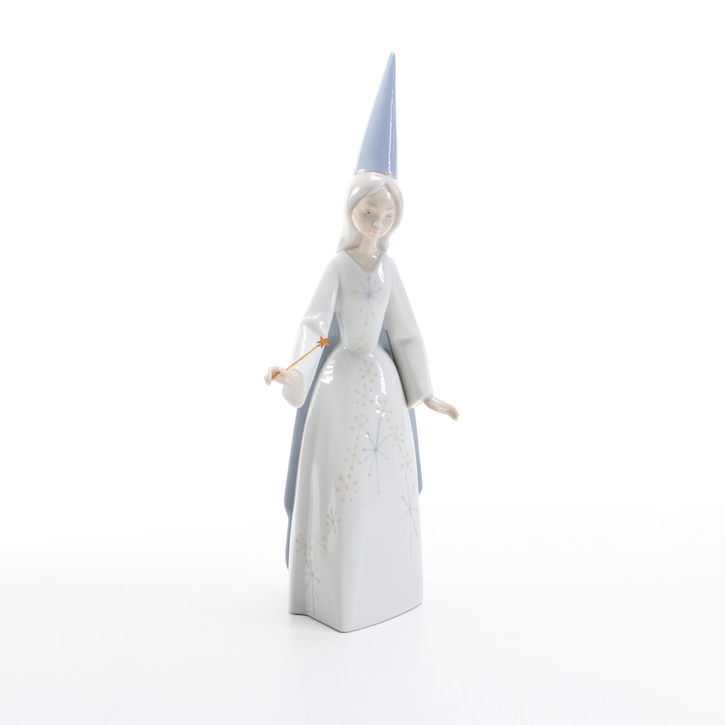 Retired Lladro #4595 "Hada" Fairy Godmother Figurine