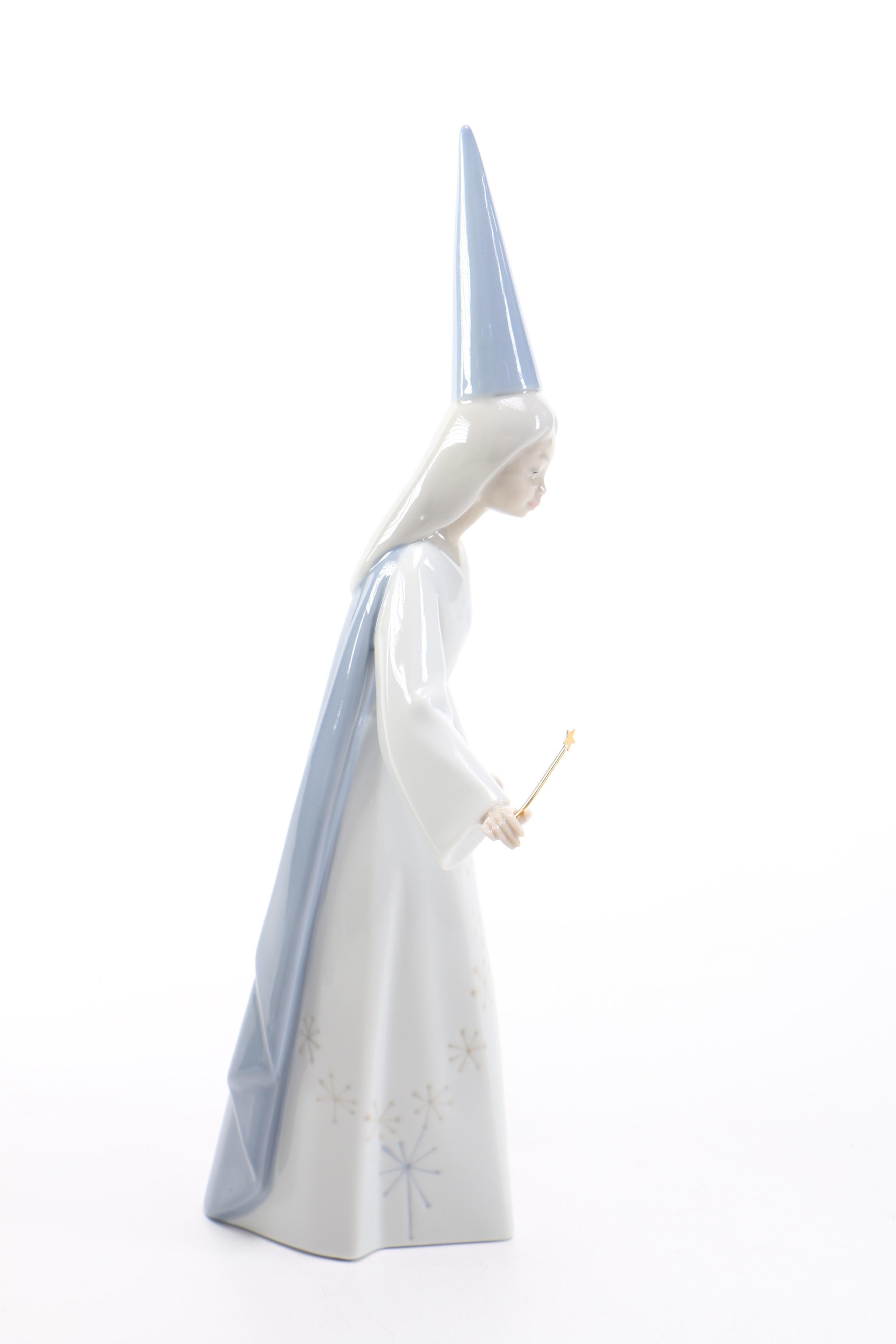 Retired Lladro #4595 "Hada" Fairy Godmother Figurine