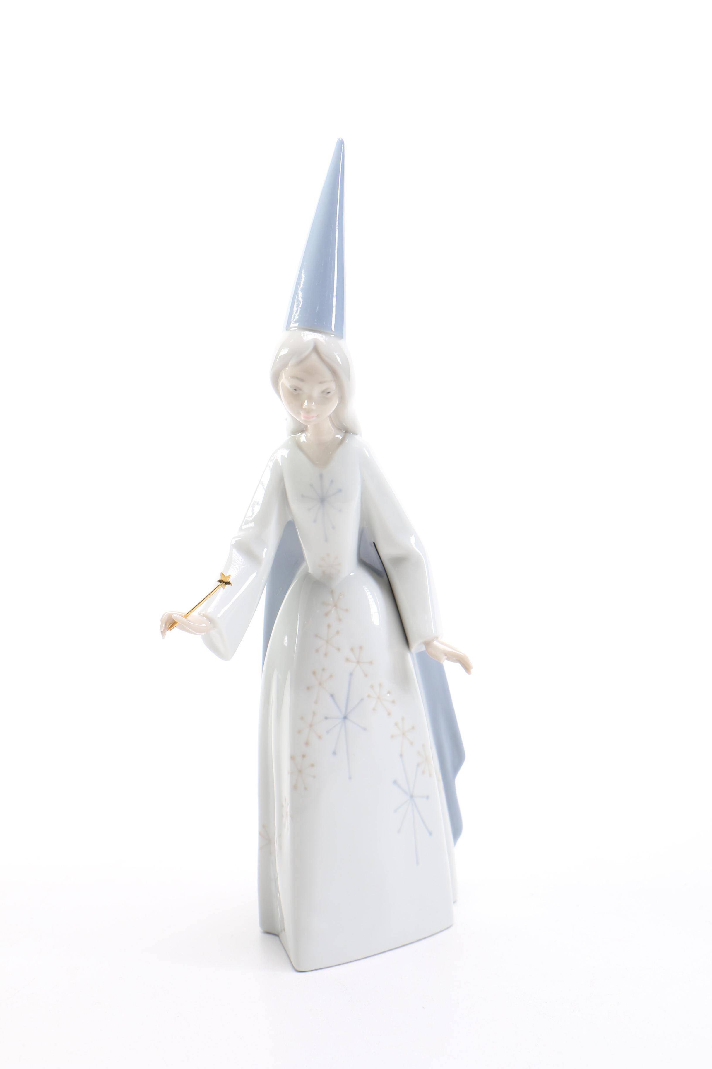Retired Lladro #4595 "Hada" Fairy Godmother Figurine