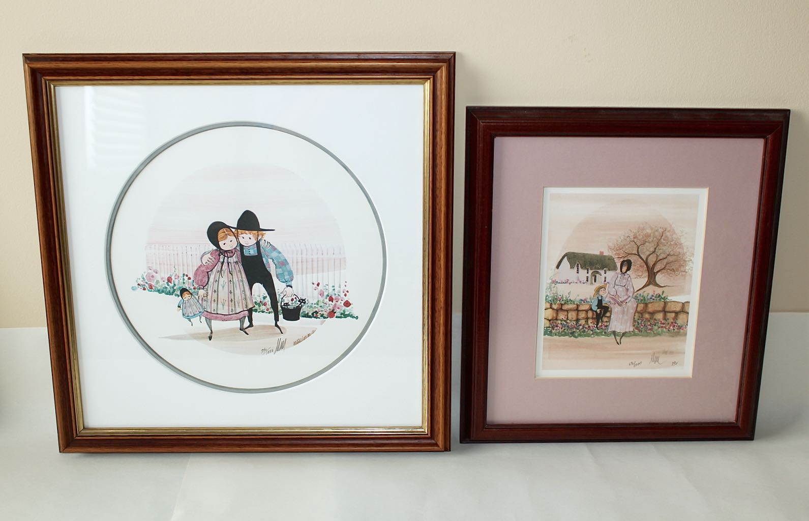 Generous Collection of Signed Buckley Moss Prints & Plates