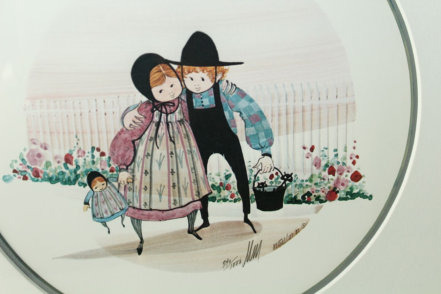 Generous Collection of Signed Buckley Moss Prints & Plates