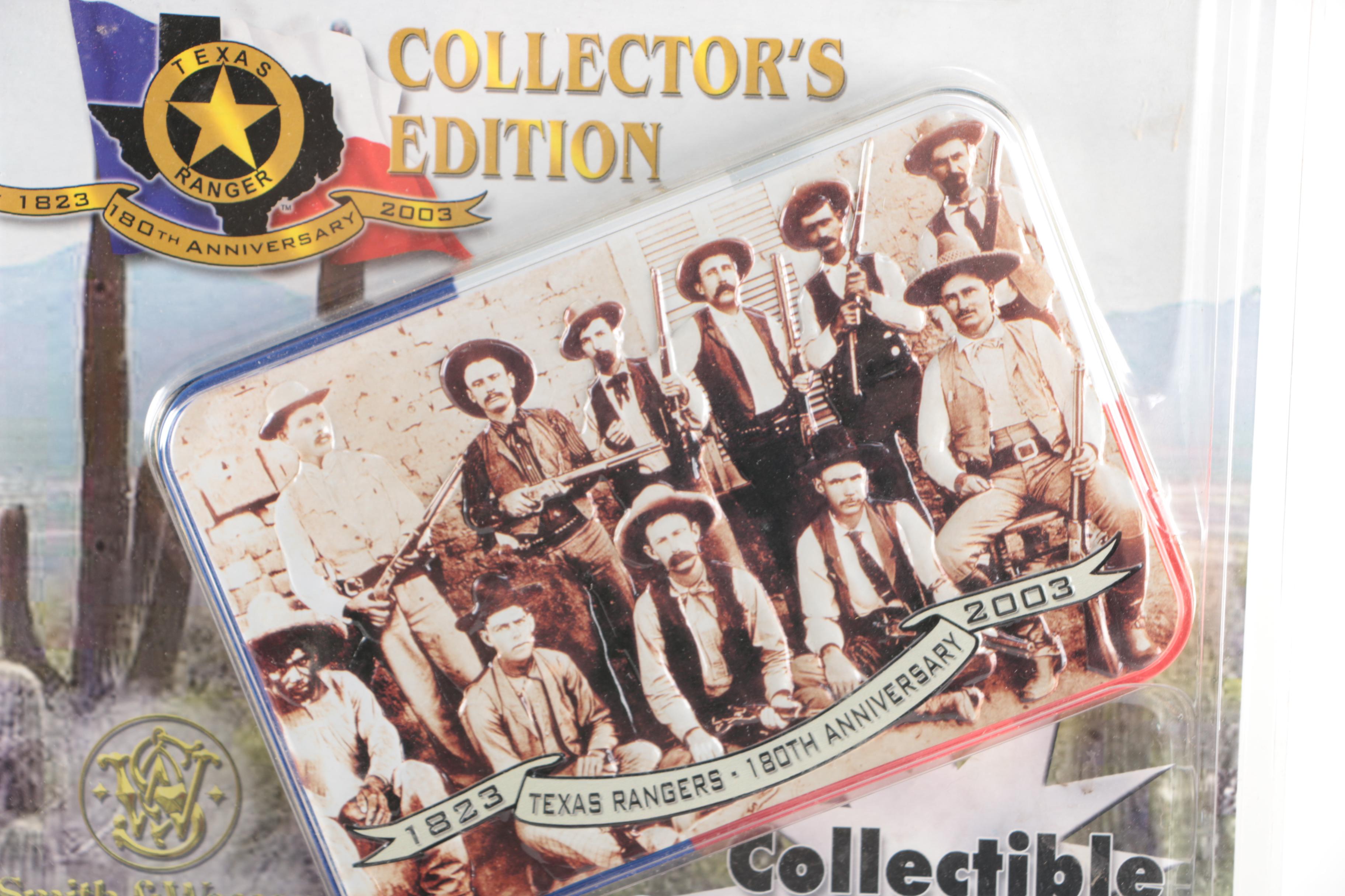 2003 Texas Ranger 180th Anniversary Pocket Knife and Badge