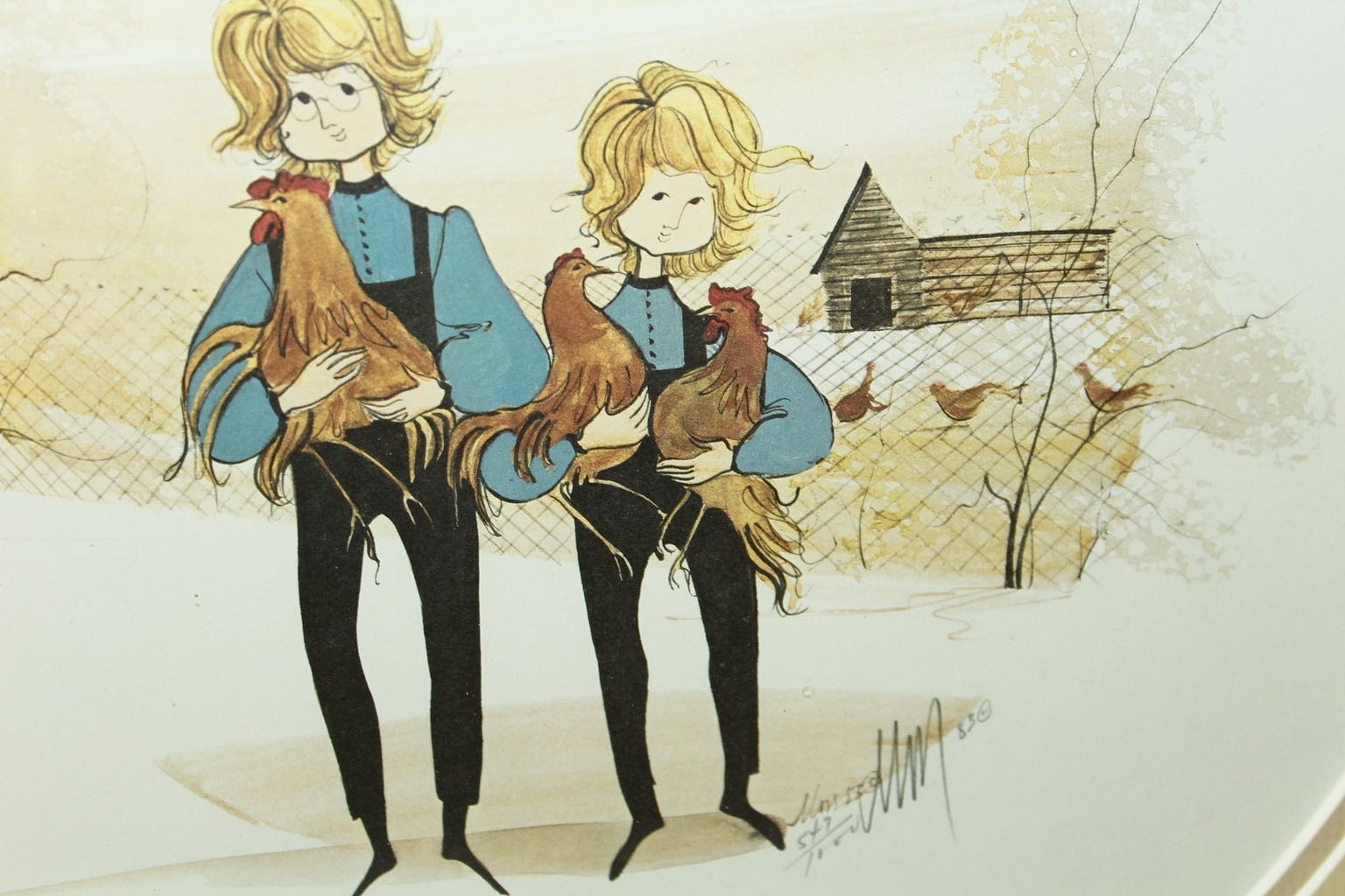 Generous Collection of Signed Buckley Moss Prints & Plates