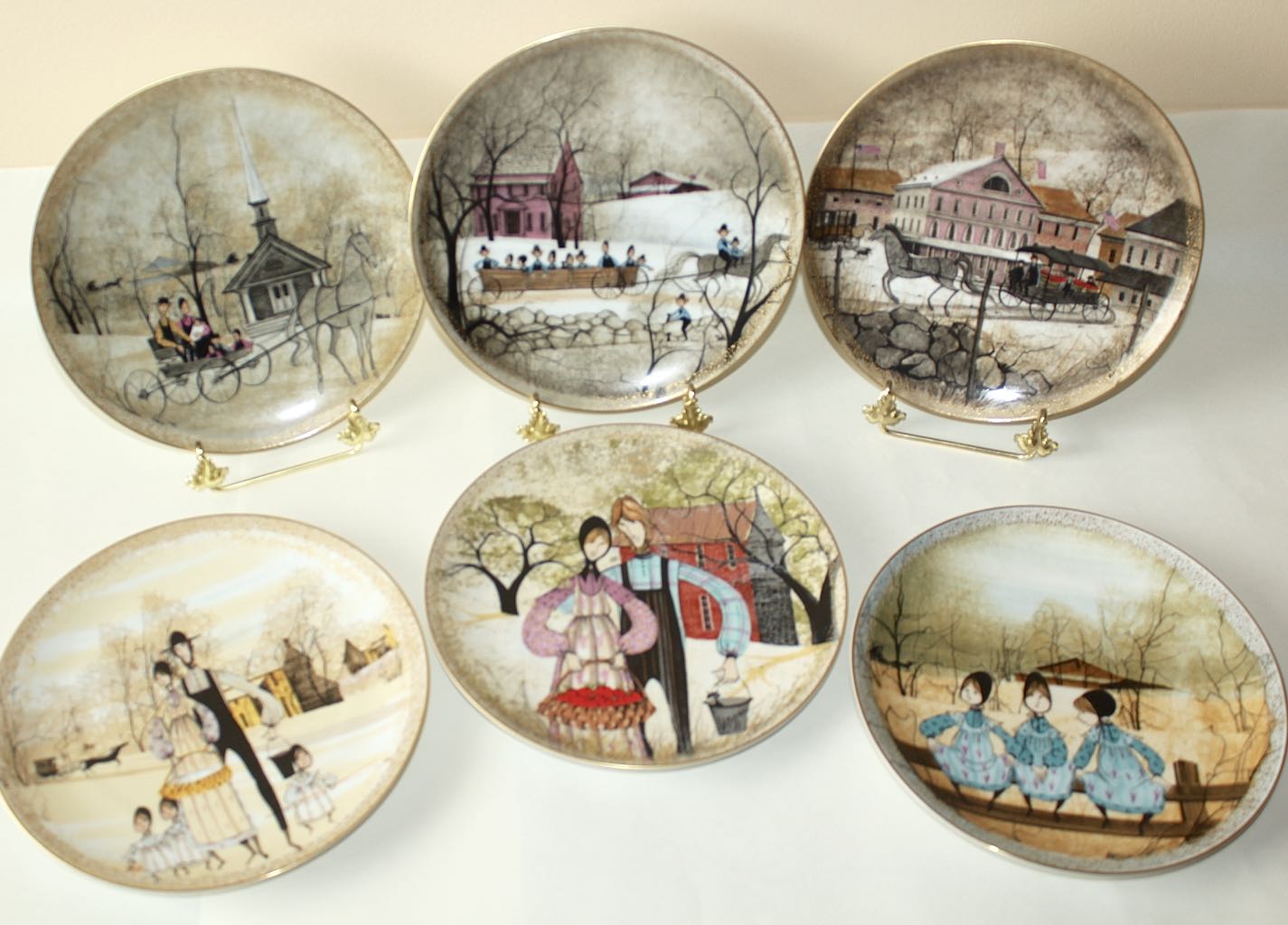 Generous Collection of Signed Buckley Moss Prints & Plates