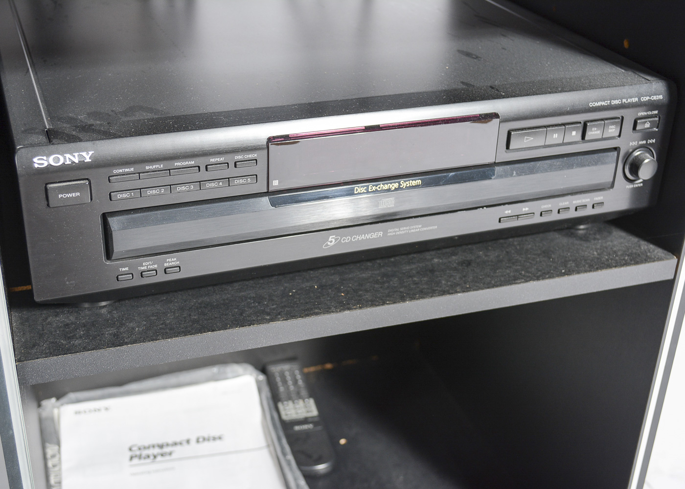 Sherwood Stereo Components, Speakers, Cabinet and Sony CD Changer