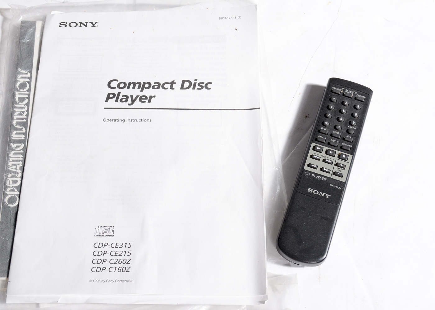 Sherwood Stereo Components, Speakers, Cabinet and Sony CD Changer