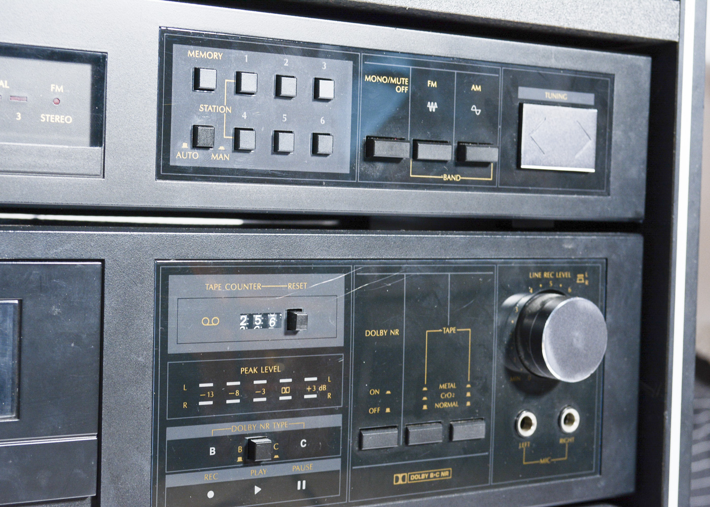 Sherwood Stereo Components, Speakers, Cabinet and Sony CD Changer