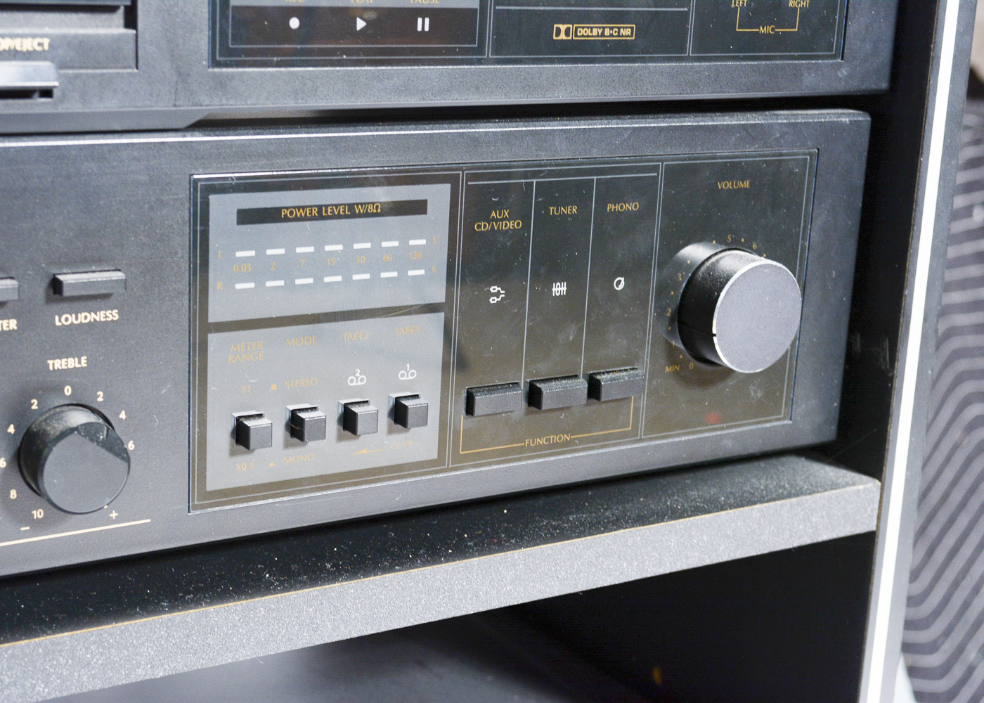 Sherwood Stereo Components, Speakers, Cabinet and Sony CD Changer