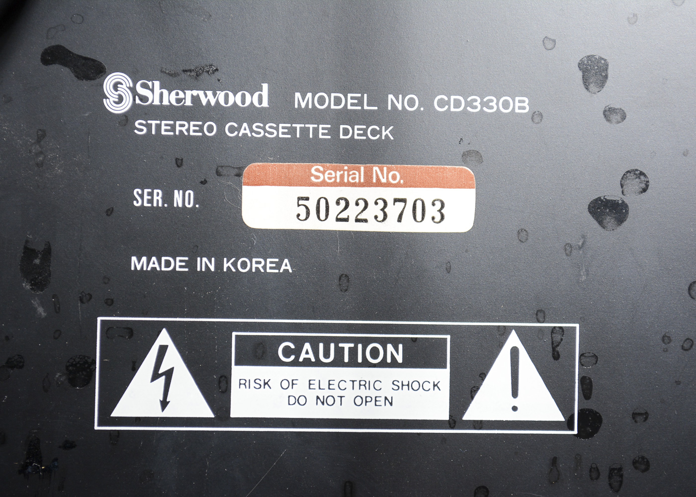 Sherwood Stereo Components, Speakers, Cabinet and Sony CD Changer