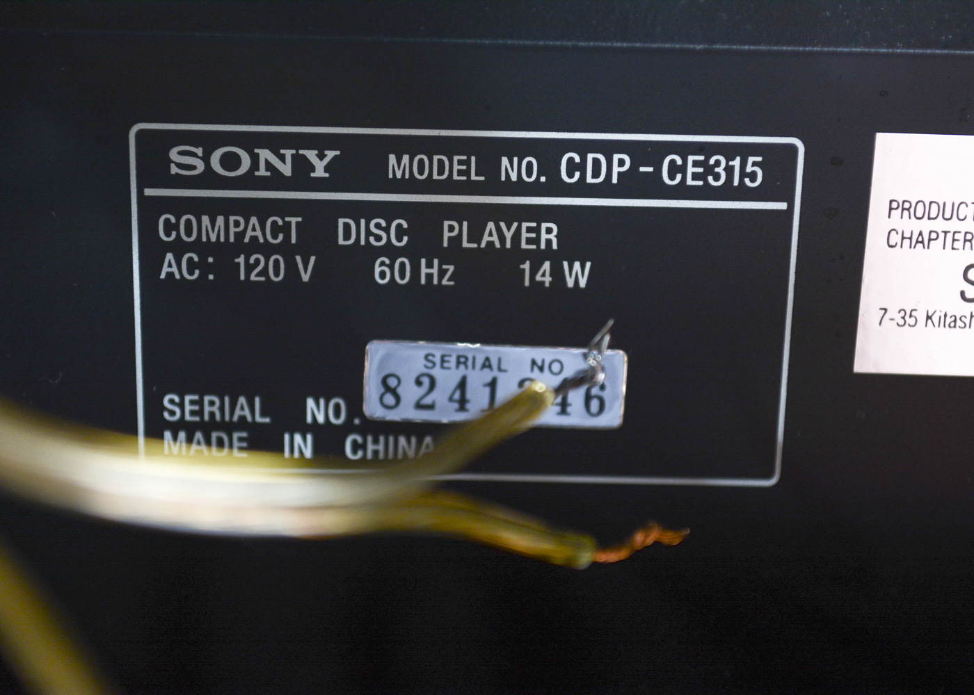 Sherwood Stereo Components, Speakers, Cabinet and Sony CD Changer