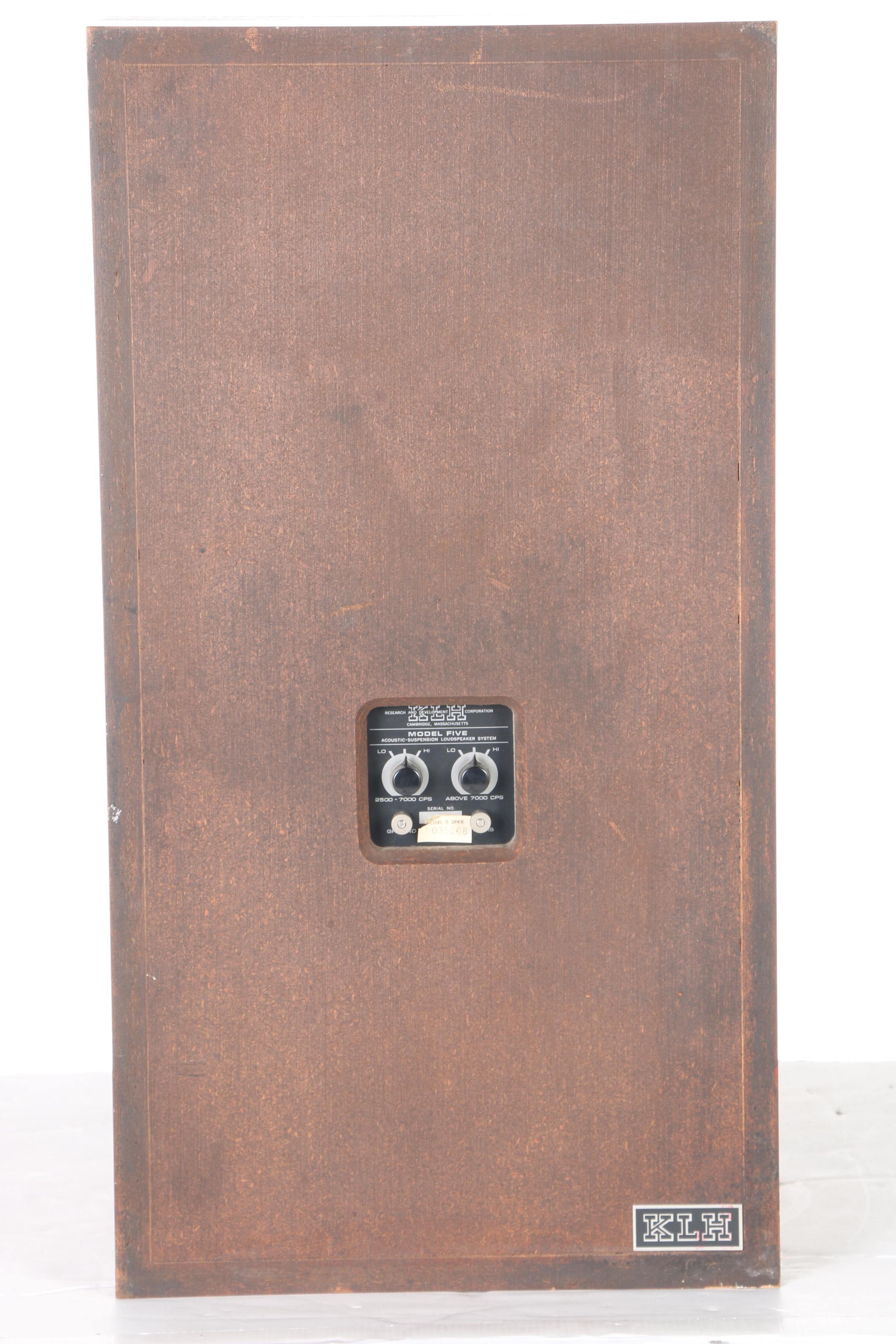 1960s KLH Model Five Speakers