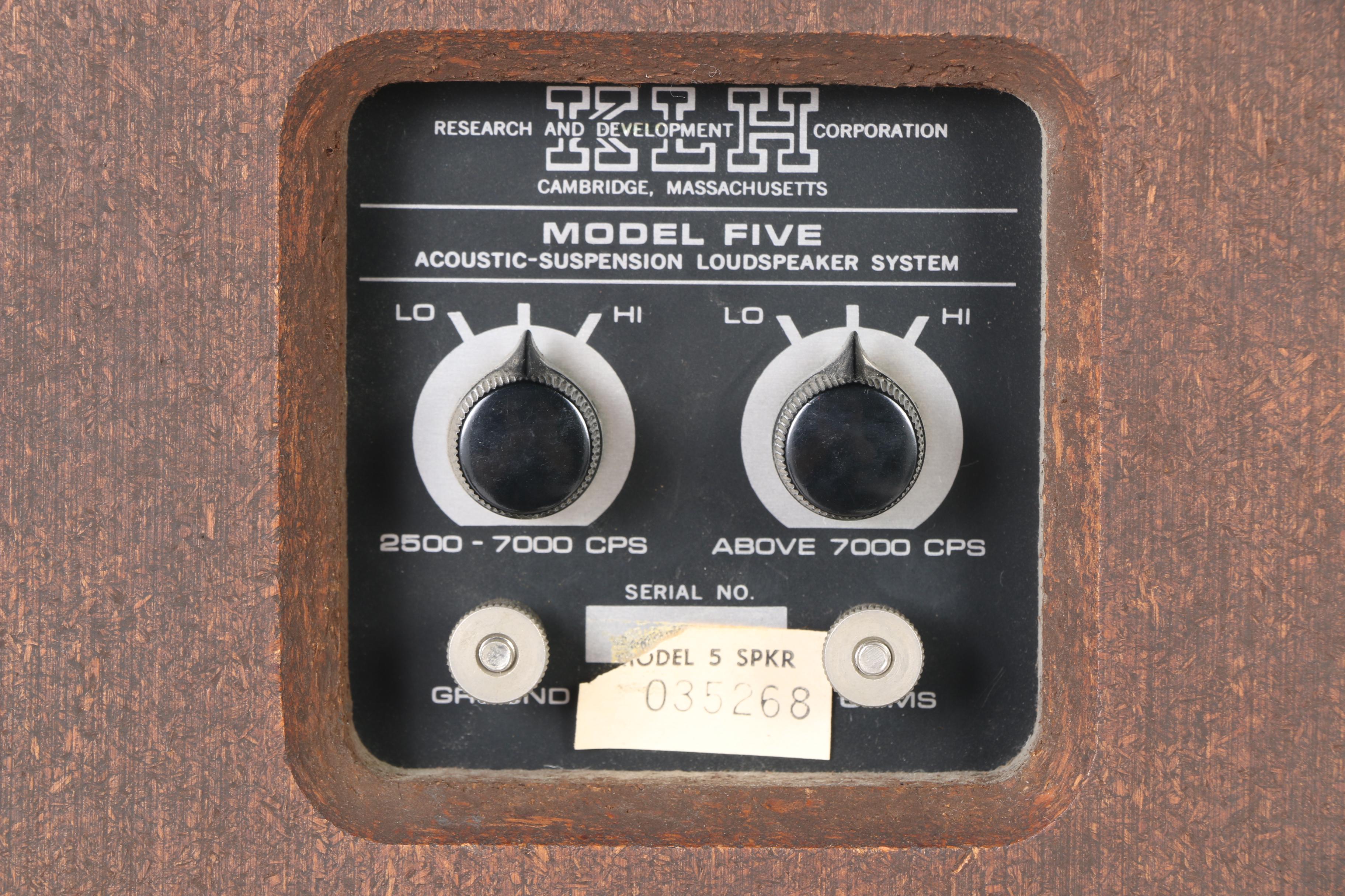 1960s KLH Model Five Speakers