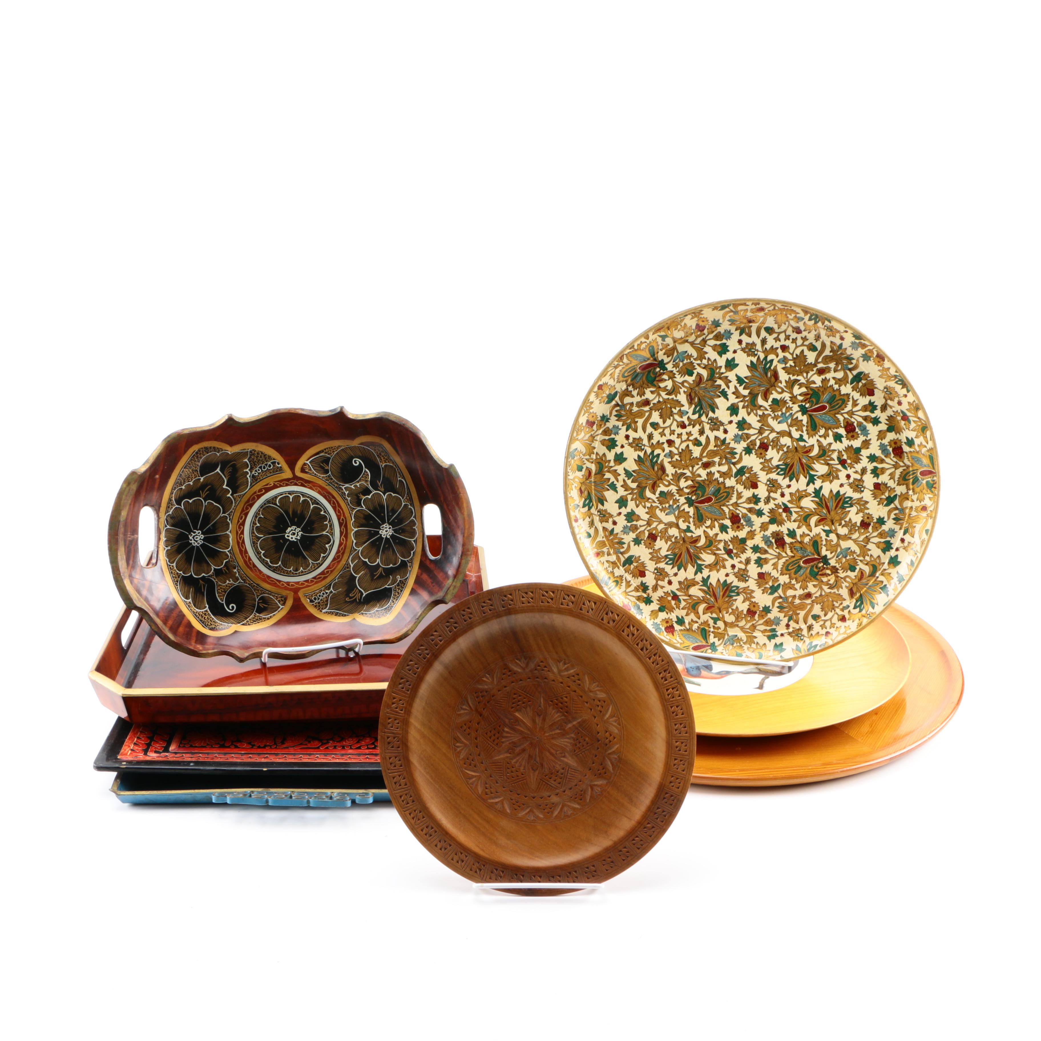 Generous Assortment of Decorative Trays