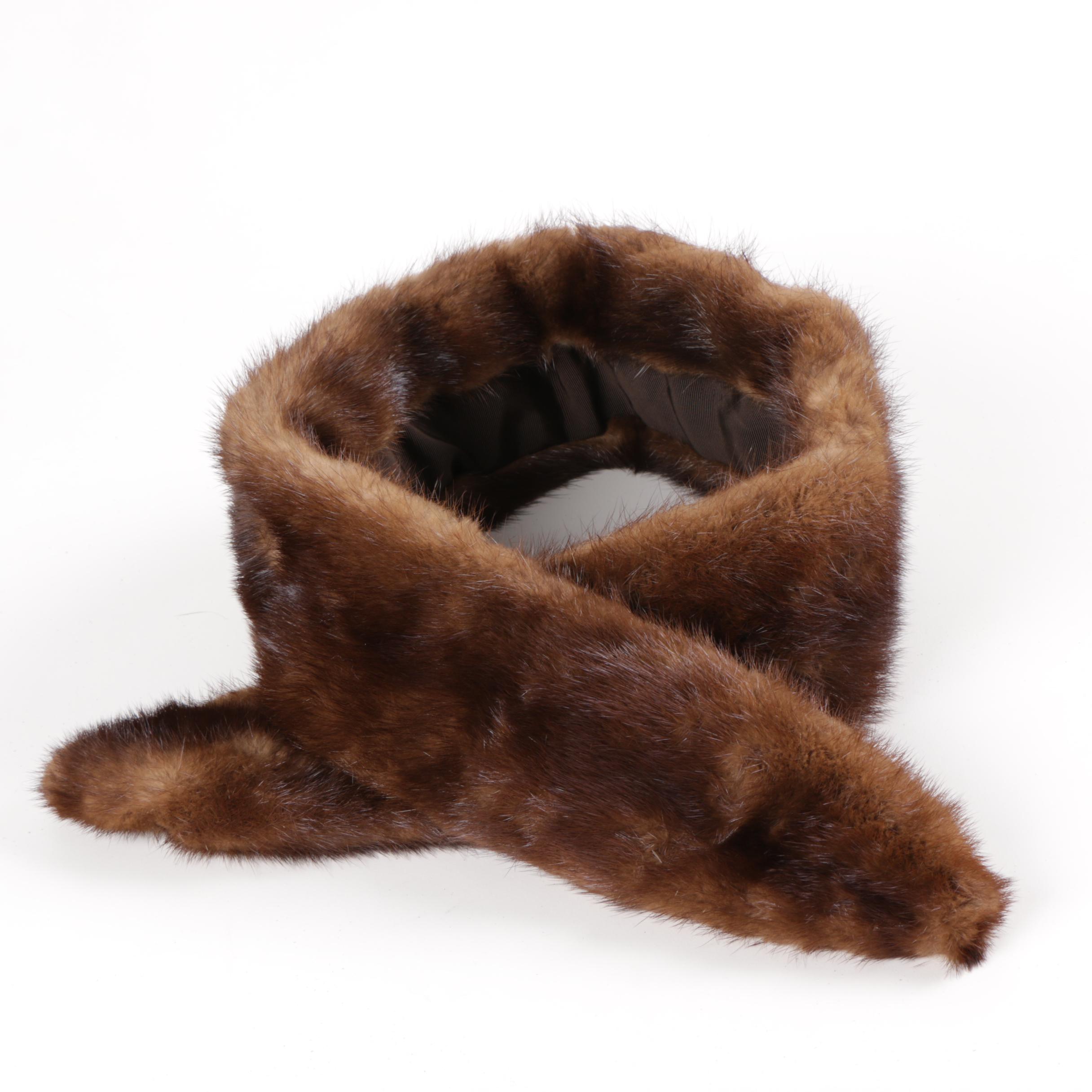 Vintage Mink Fur Collar