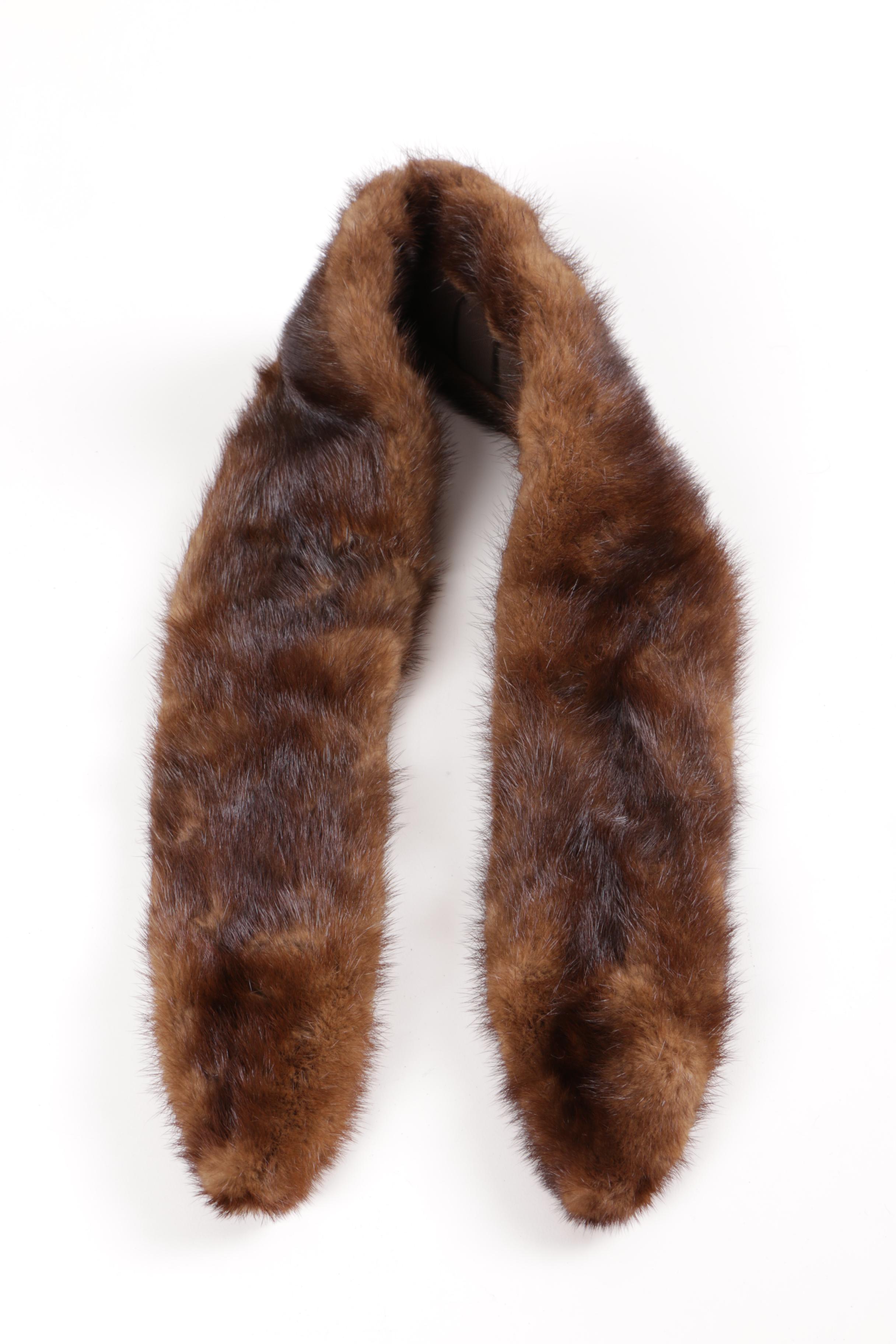 Vintage Mink Fur Collar