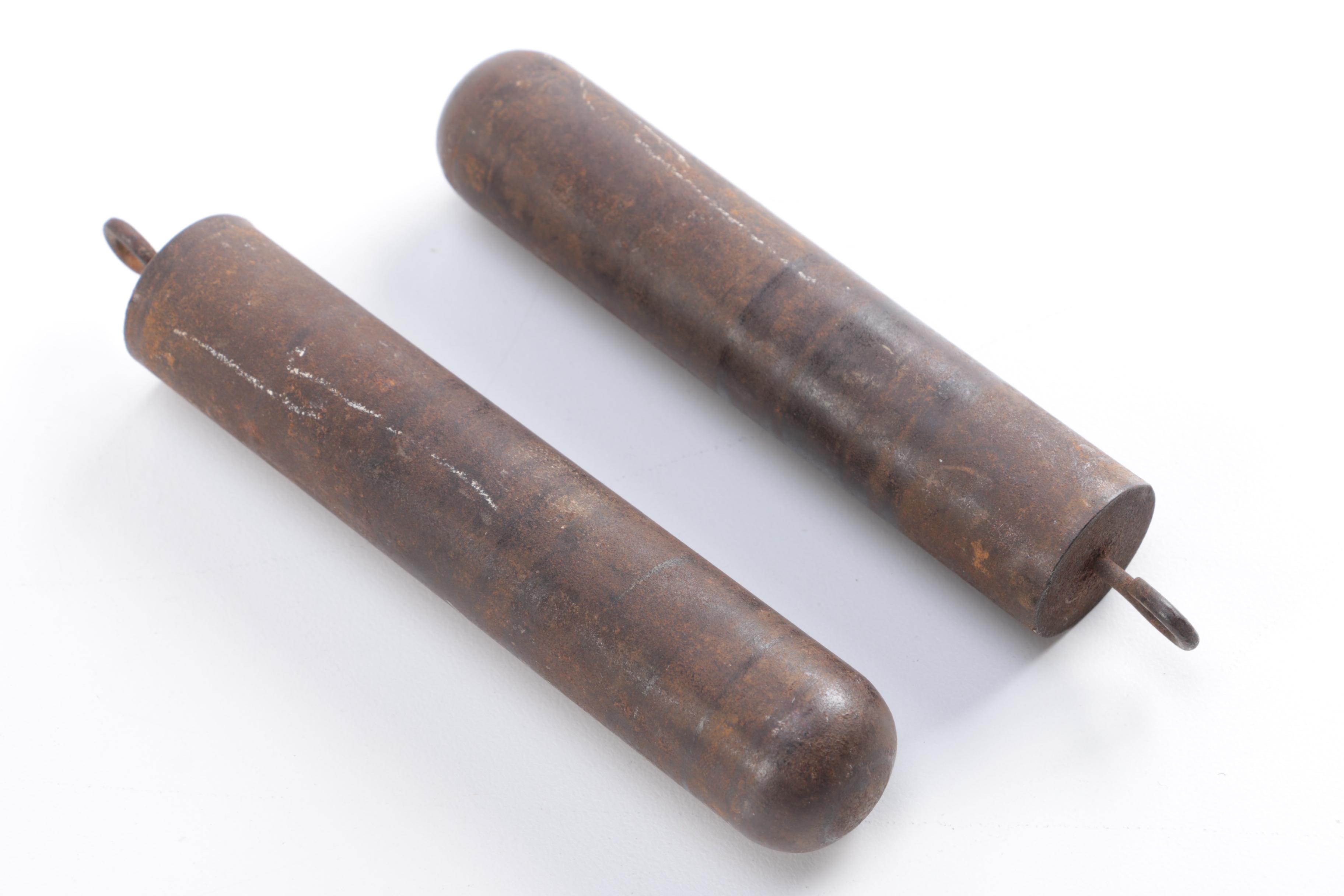 Vintage Hand Painted Ceramic Face Thirty Hour Wall Clock