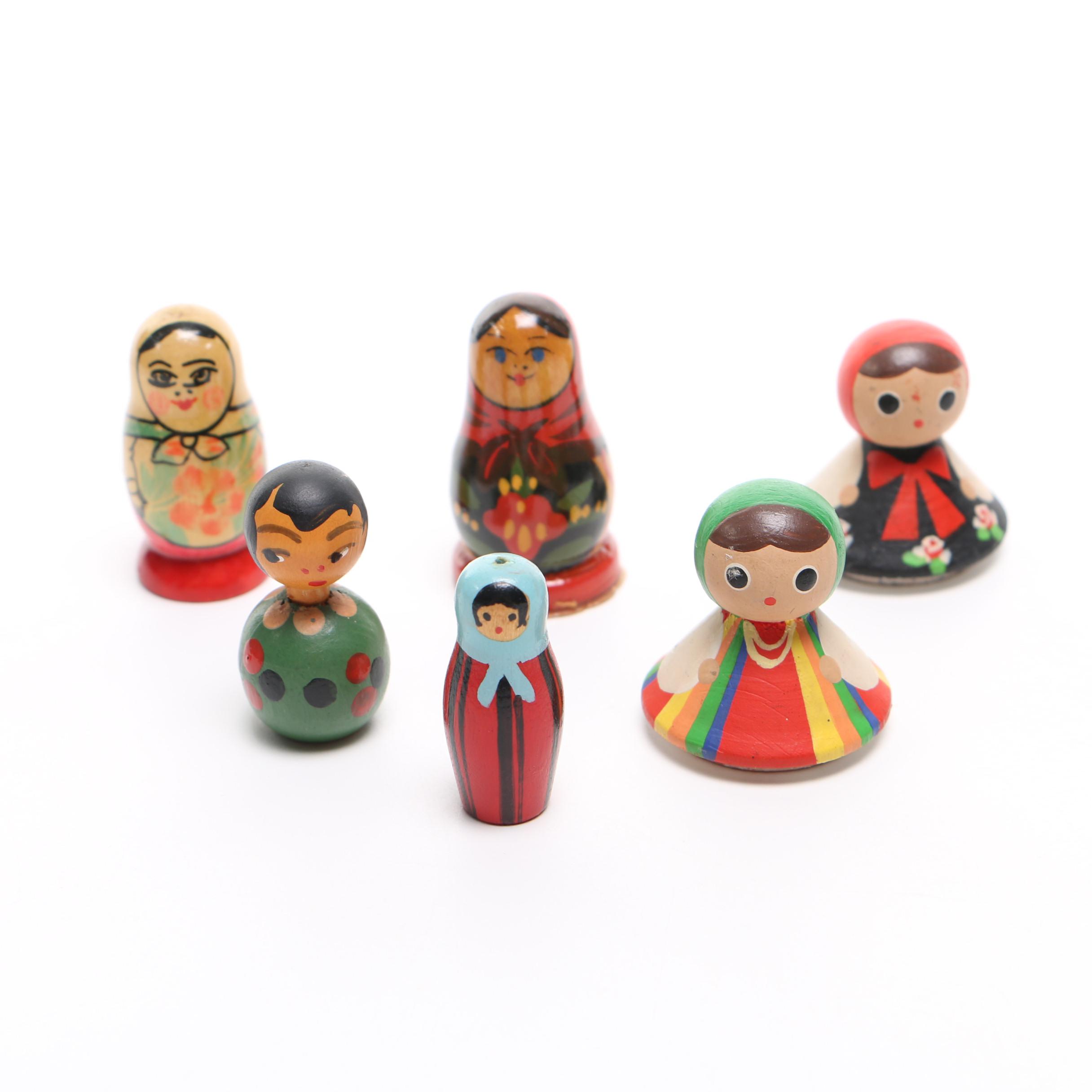 Assortment of Wood Figurines