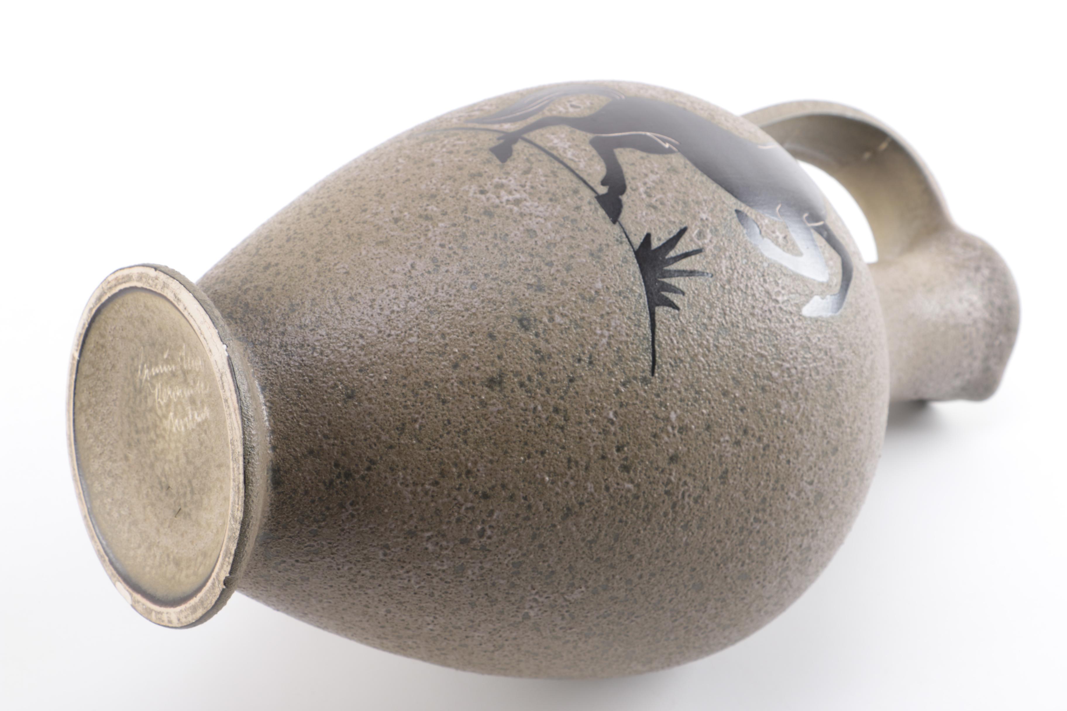 Grecian Style Salt Glaze Ewer