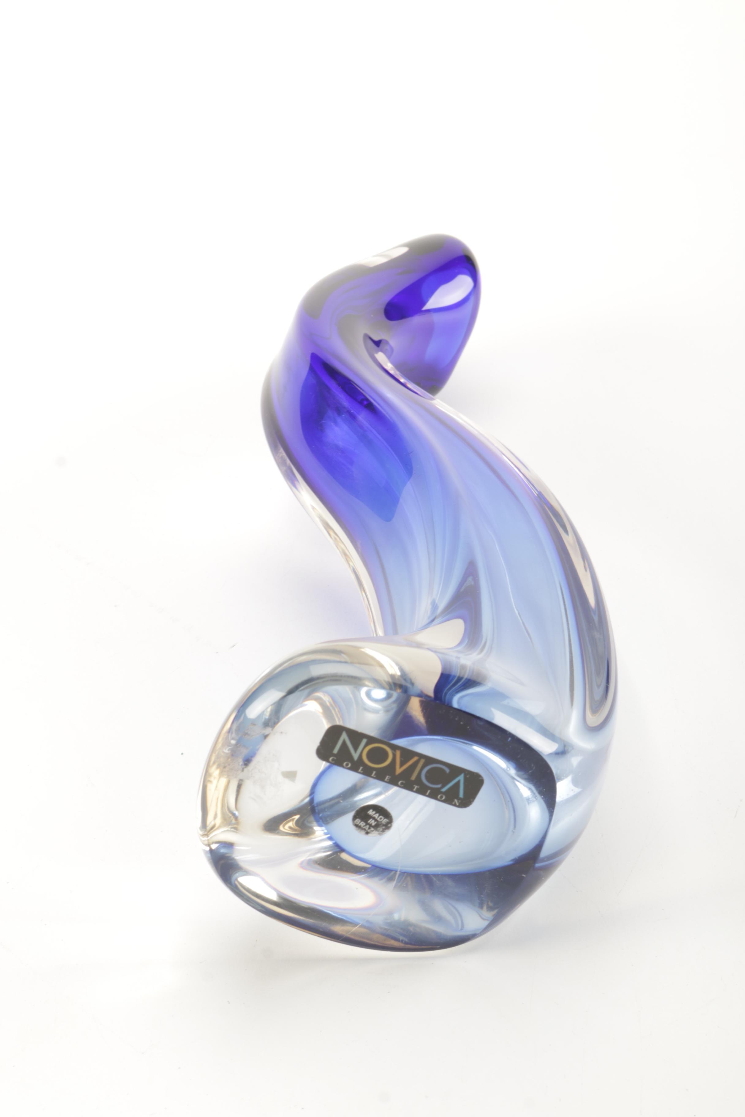 Art Glass Vases including Bohemia