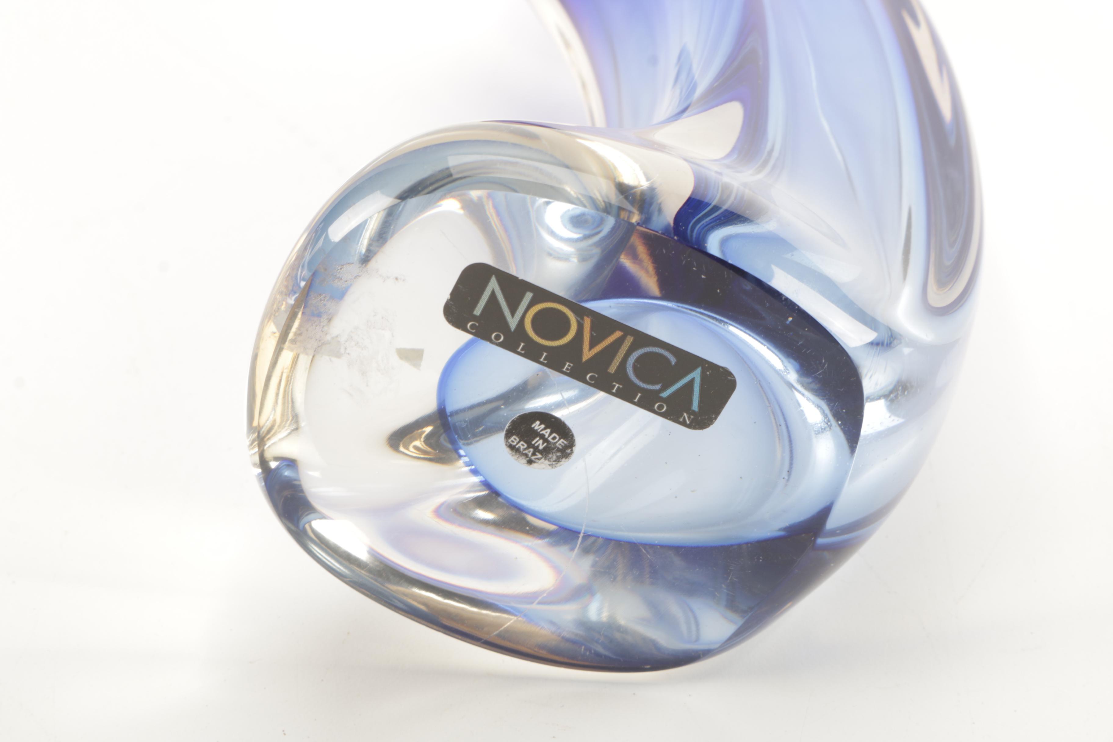 Art Glass Vases including Bohemia