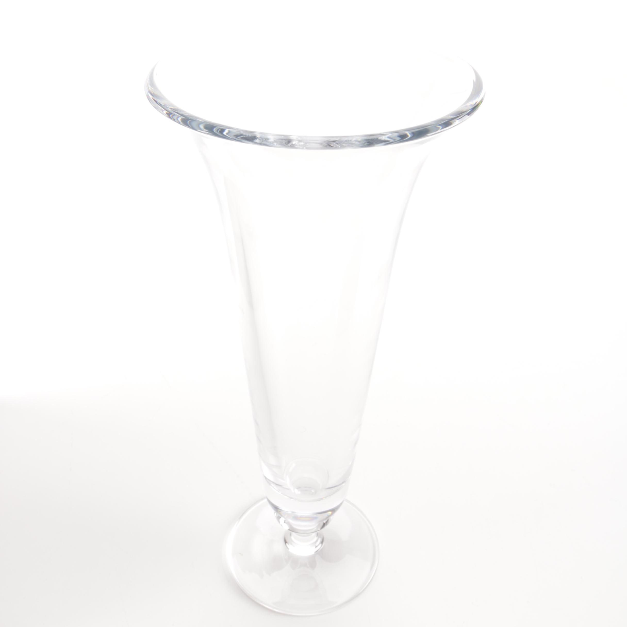 Vera Wang Crystal Vase by Wedgwood