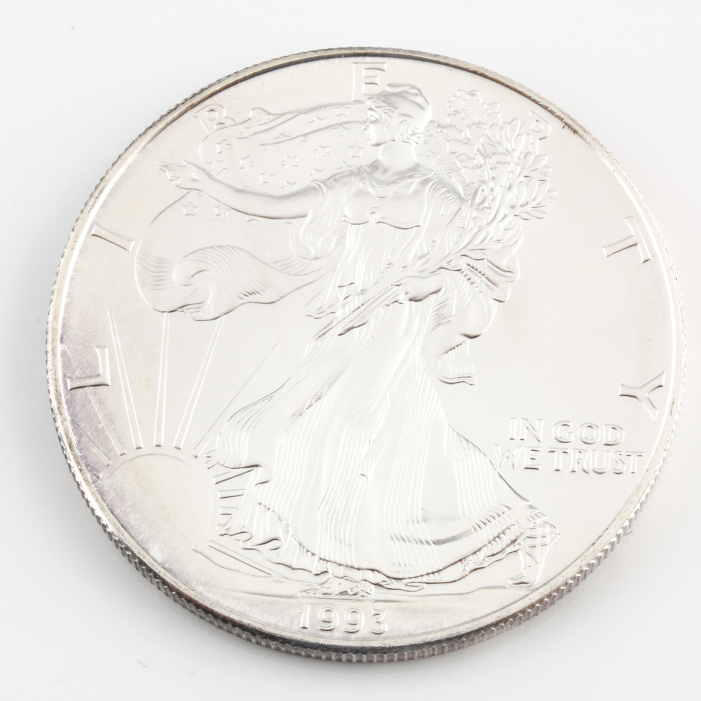 1993 Silver Eagle Dollar