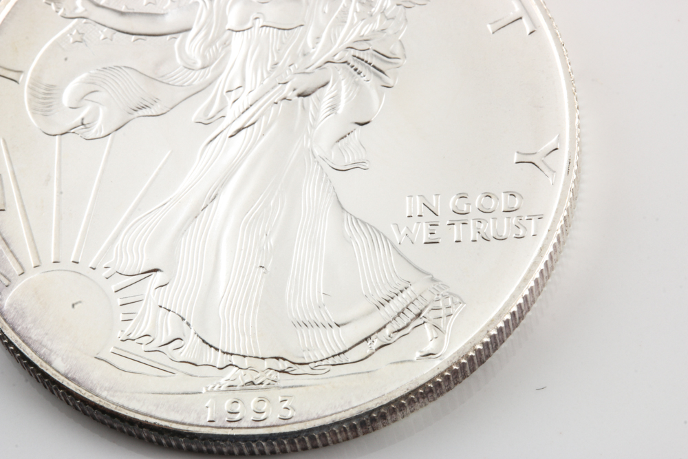 1993 Silver Eagle Dollar