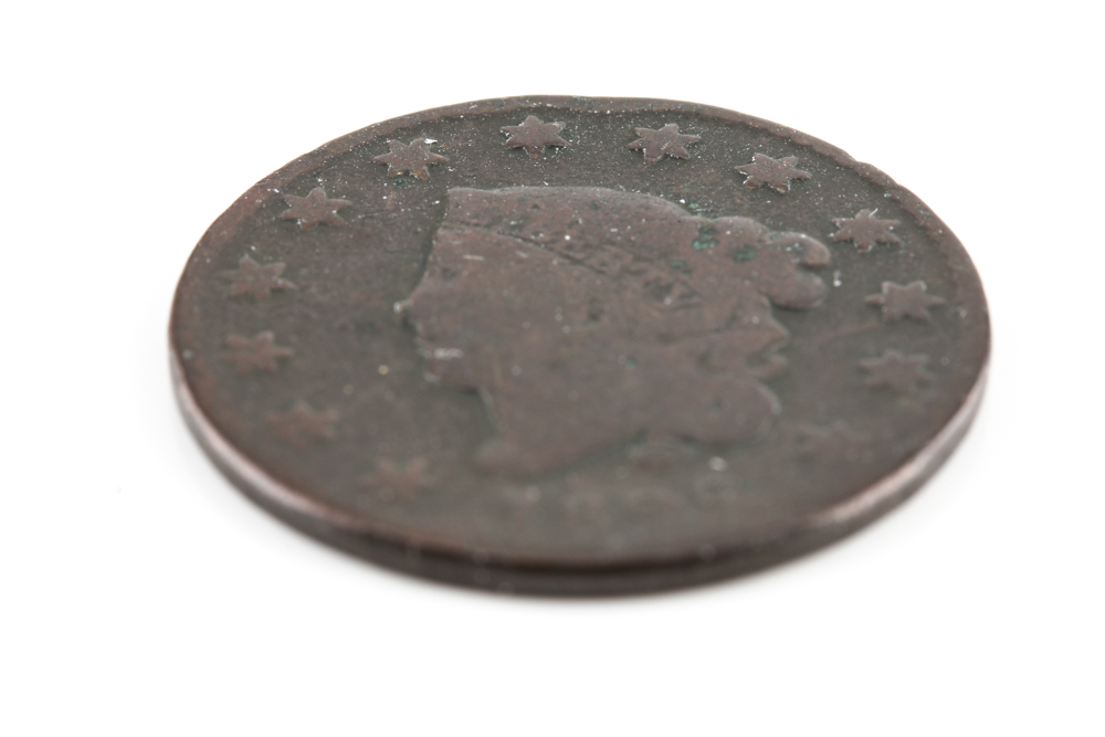 1822 Coronet Head Large Cent