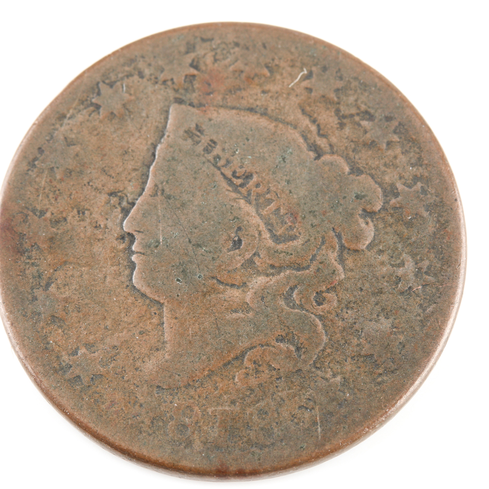 1818 Coronet Head Cent