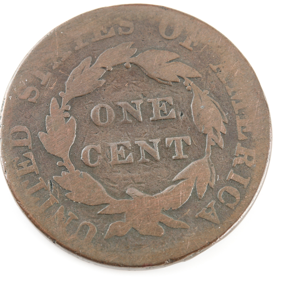 1821 Coronet Head Cent