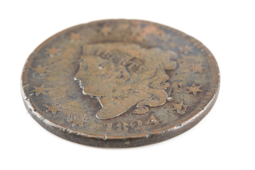 1824 Coronet Head Cent