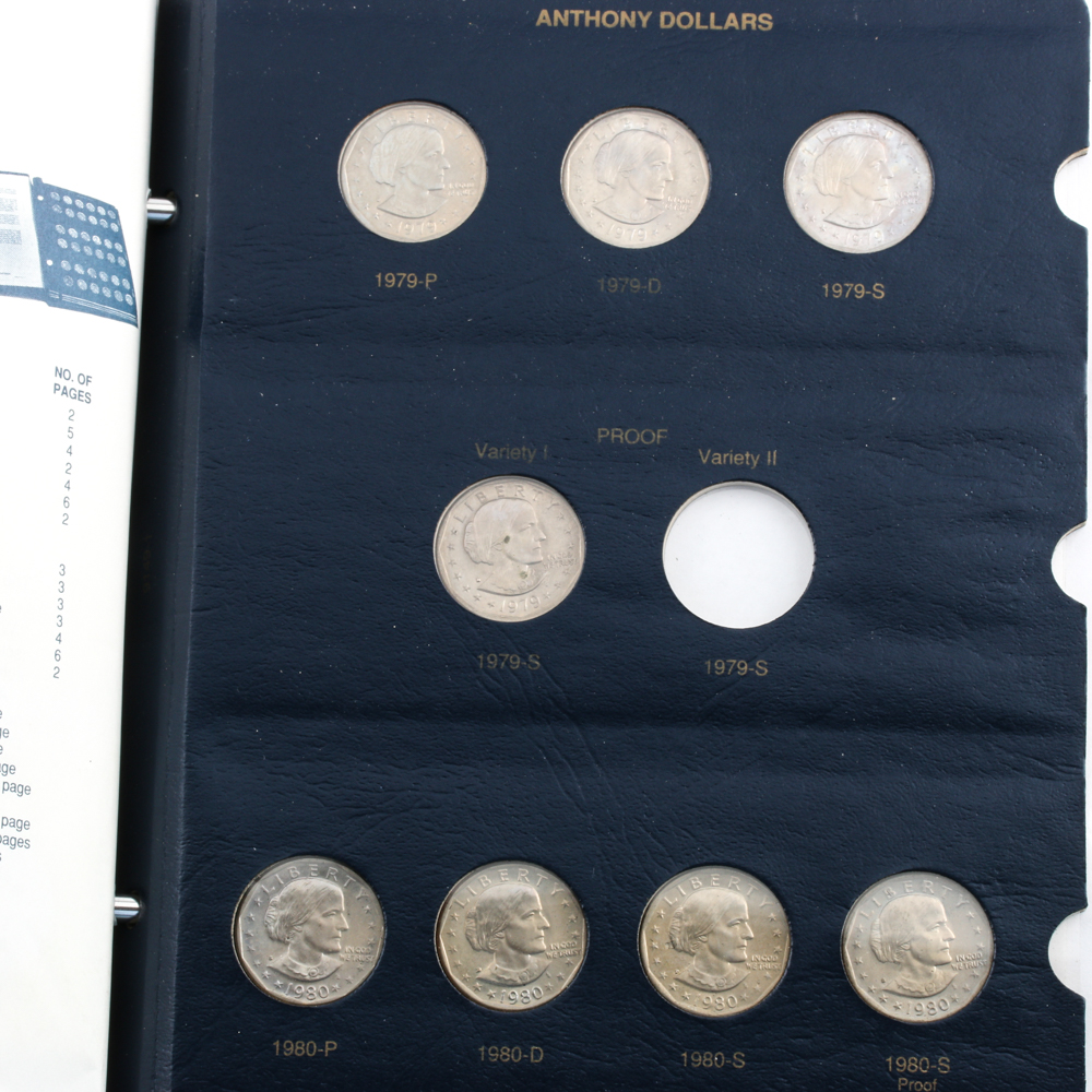 Partial Set Susan B. Anthony Dollars
