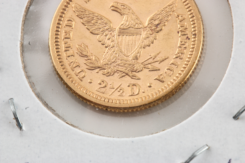 1879 $2 1/2 Liberty Gold Coin