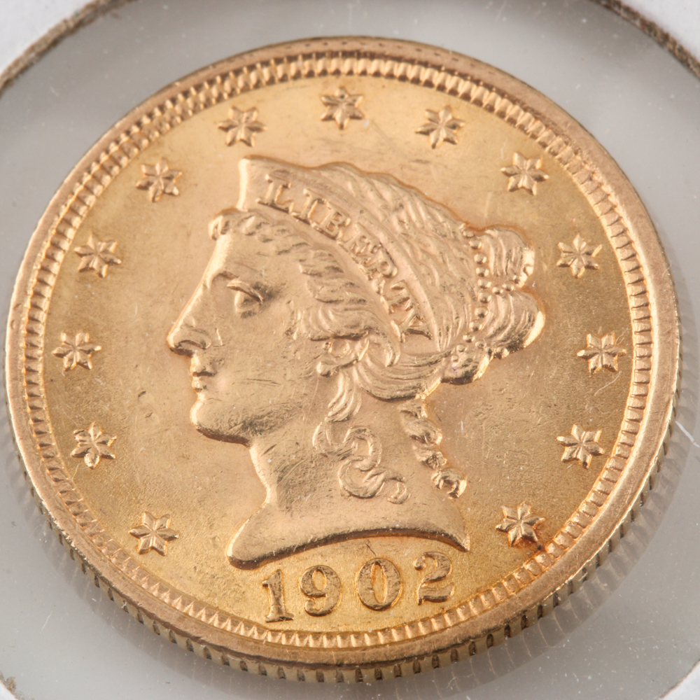 1902 $2 1/2 Liberty Gold Coin