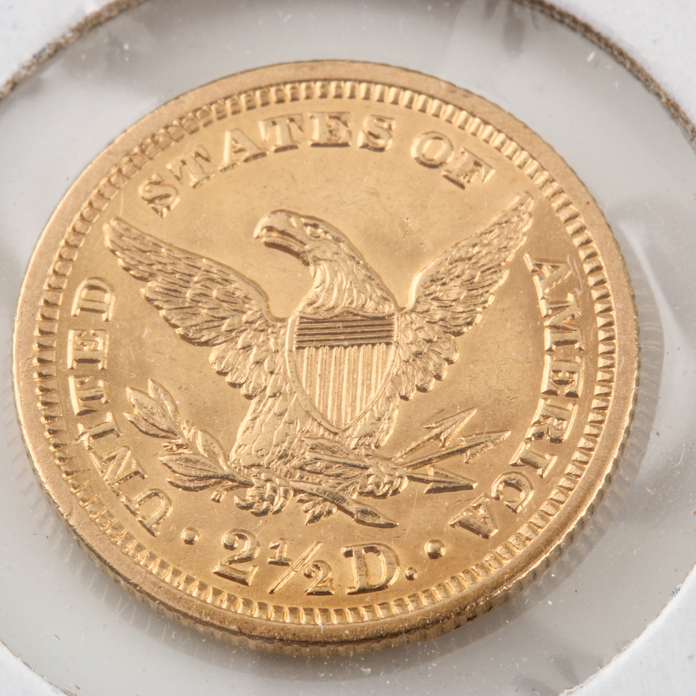 1907 $2 1/2 Liberty Gold Coin