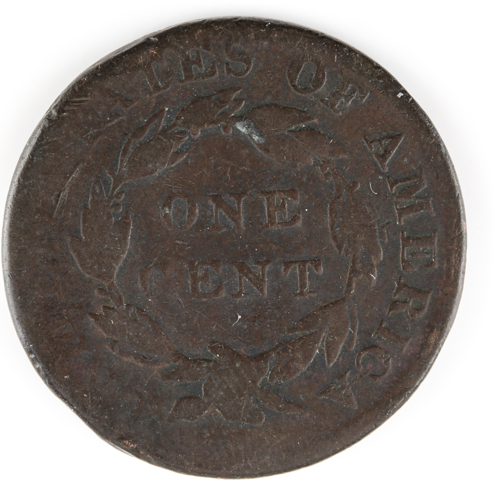 1825 Coronet Head Cent