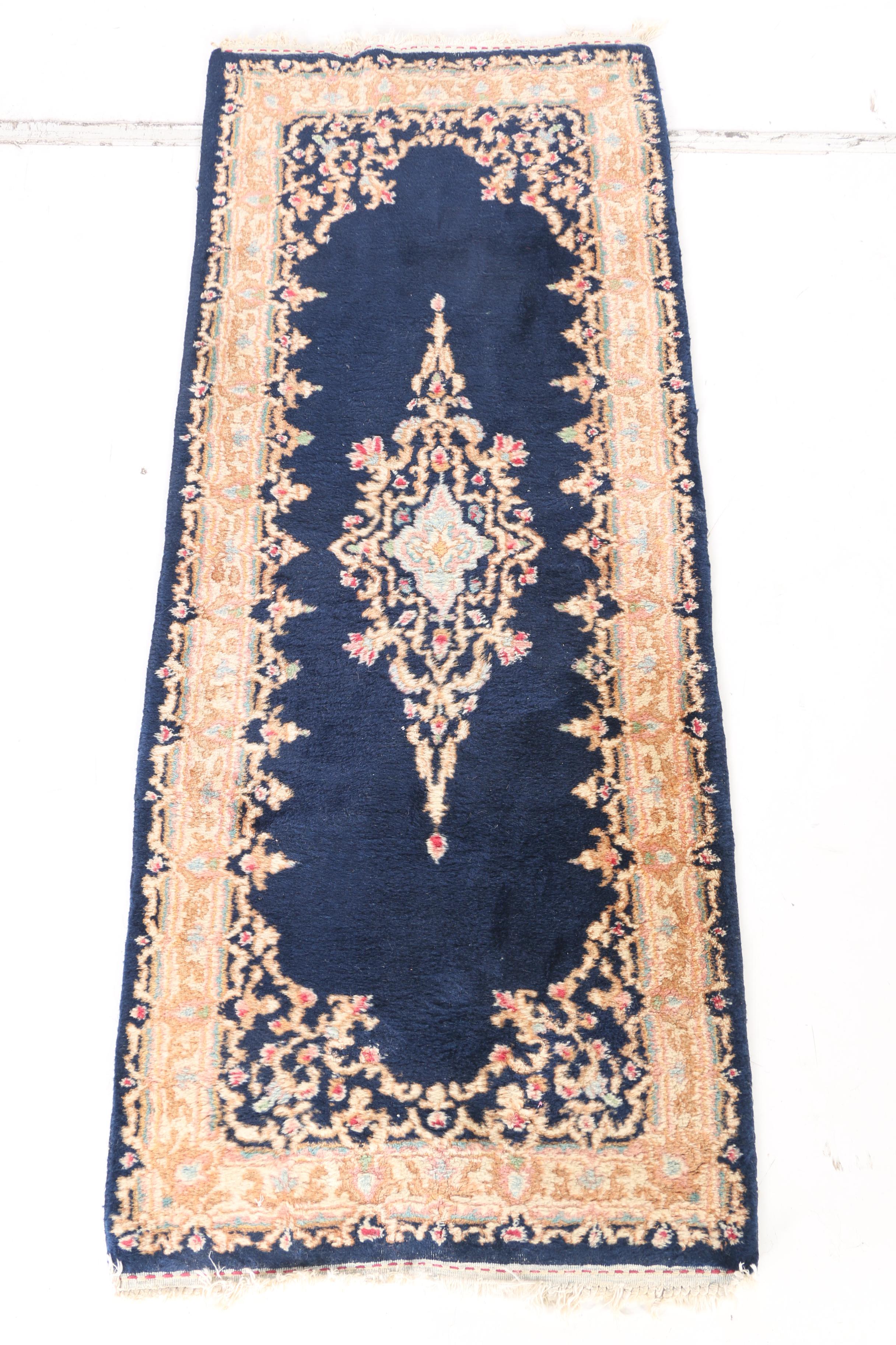 Hand-Knotted Kerman Accent Rugs